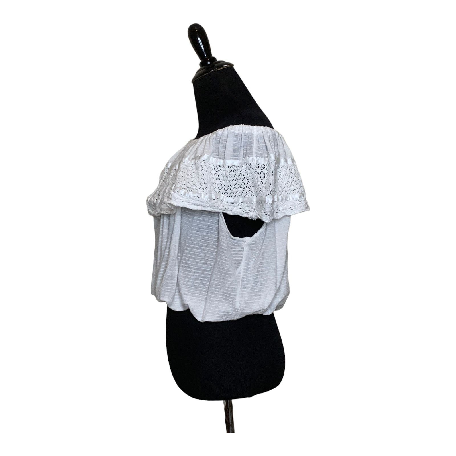 Free People Free People White Bohemian off the shoulder top XS Size XS / US 0-2 / IT 36-38 - 8 Thumbnail