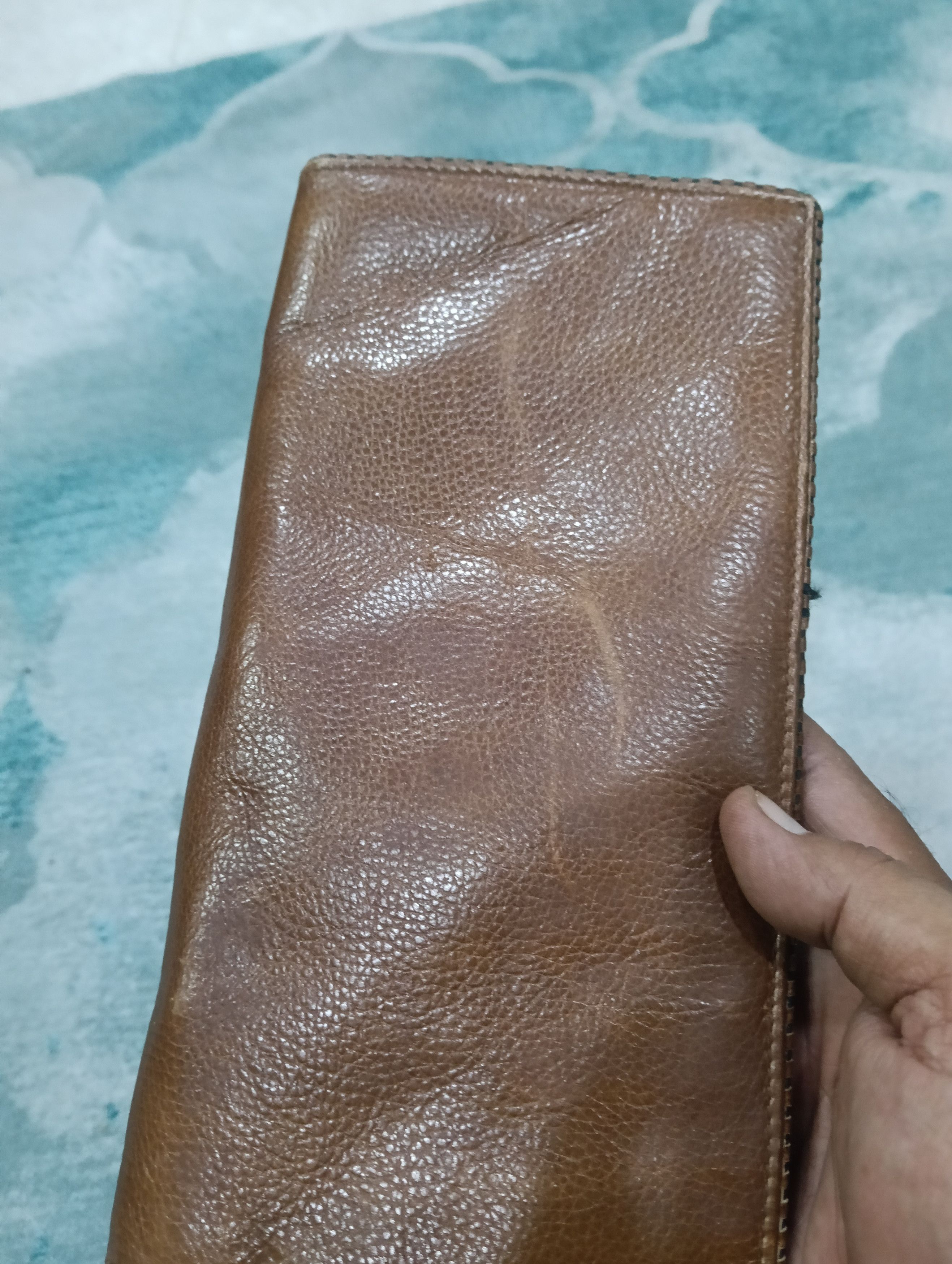 Designer × Leather Vintage Heather Sheehan Bag Like pouch Size ONE SIZE - 3 Thumbnail