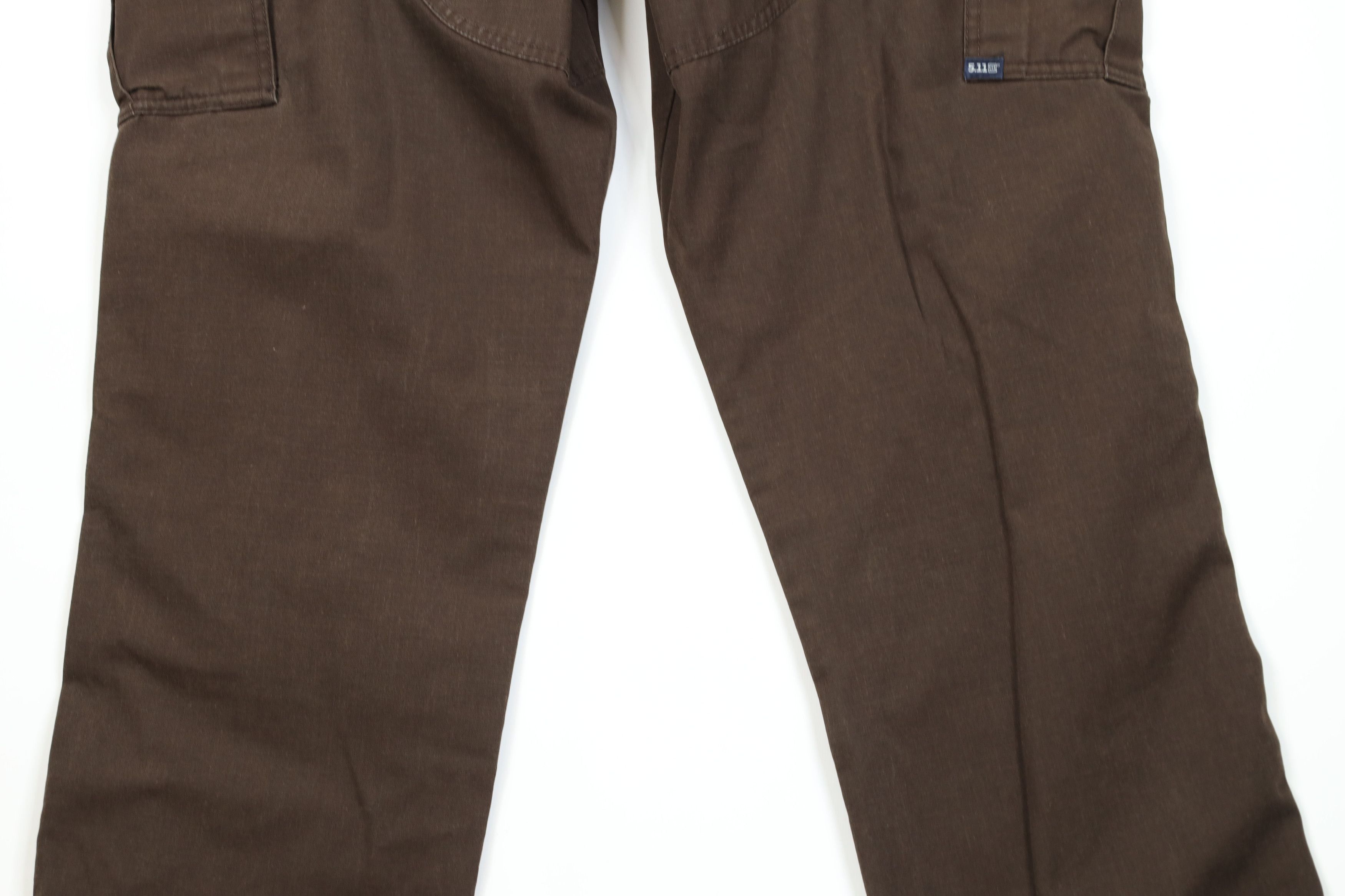 Vintage 5.11 Tactical Series Ripstop Double Knee Cargo Pants Brown Size US 34 / EU 50 - 10 Thumbnail