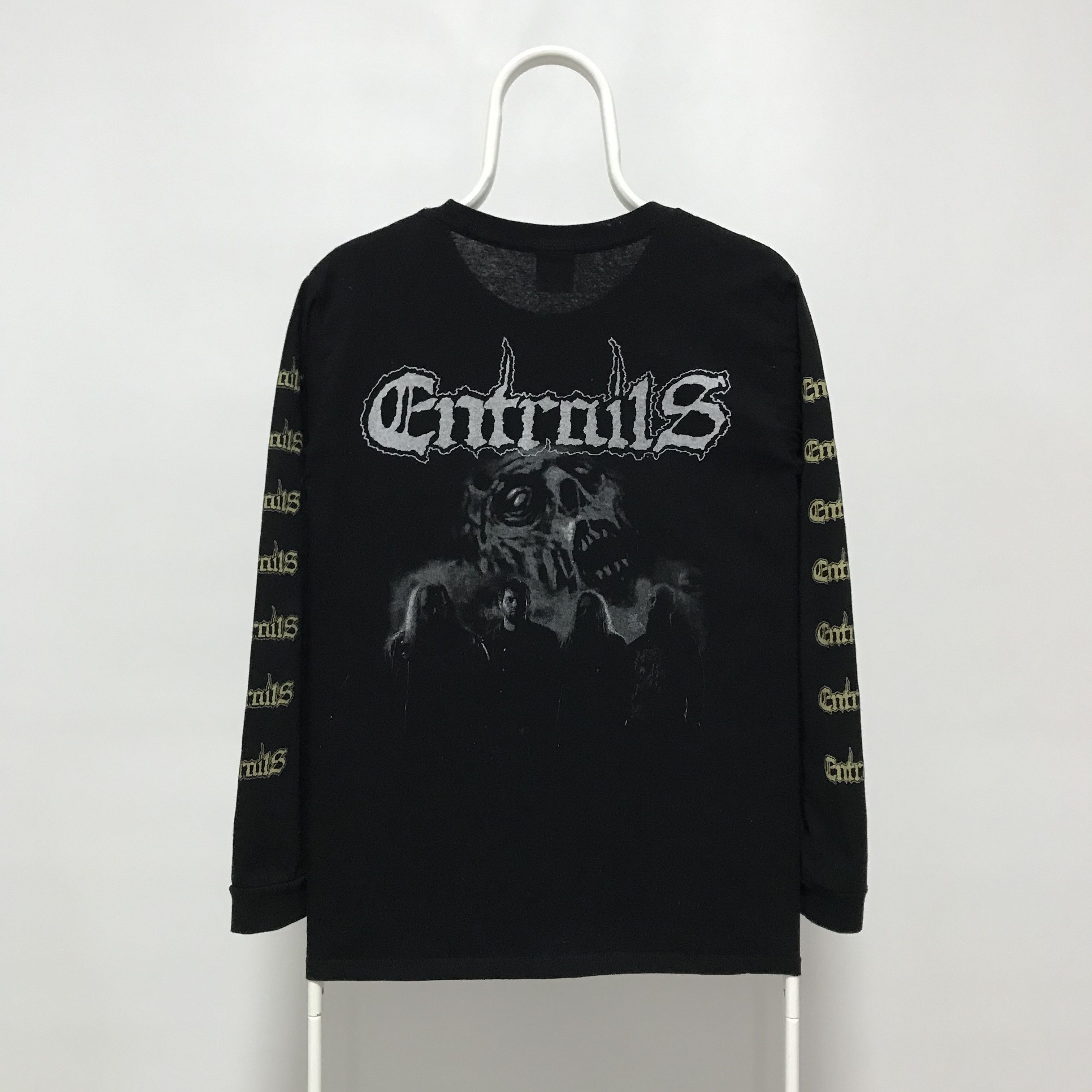 Band Tees ENTRAILS Vintage Long Sleeve T-Shirt 90s Slayer Metallica Size US S / EU 44-46 / 1 - 2 Thumbnail
