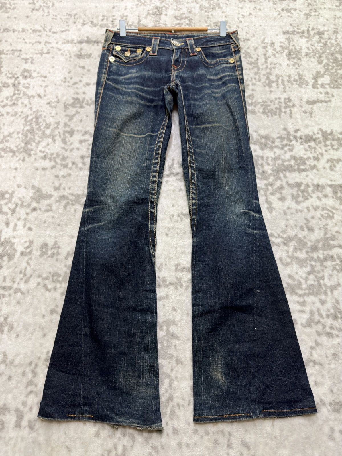 True Religion True Religion Joey Flare Jeans Y2K Low Rise Women Denim Size US 28 / EU 44 - 2 Thumbnail