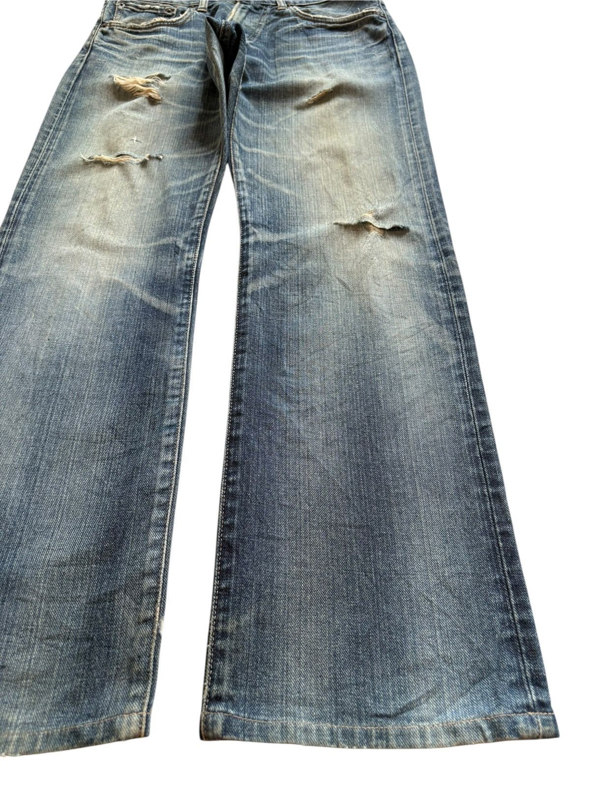 Edwin Exclusive Vintage Edwin Mud Wash Distressed Loose Jeans Size US 31 - 7 Thumbnail