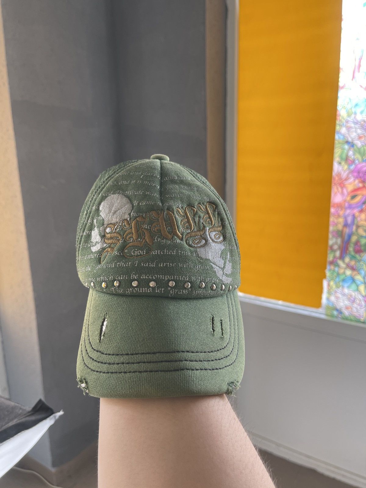 Christian Audigier 90S Big Logo Y2K Cap Size ONE SIZE - 5 Thumbnail