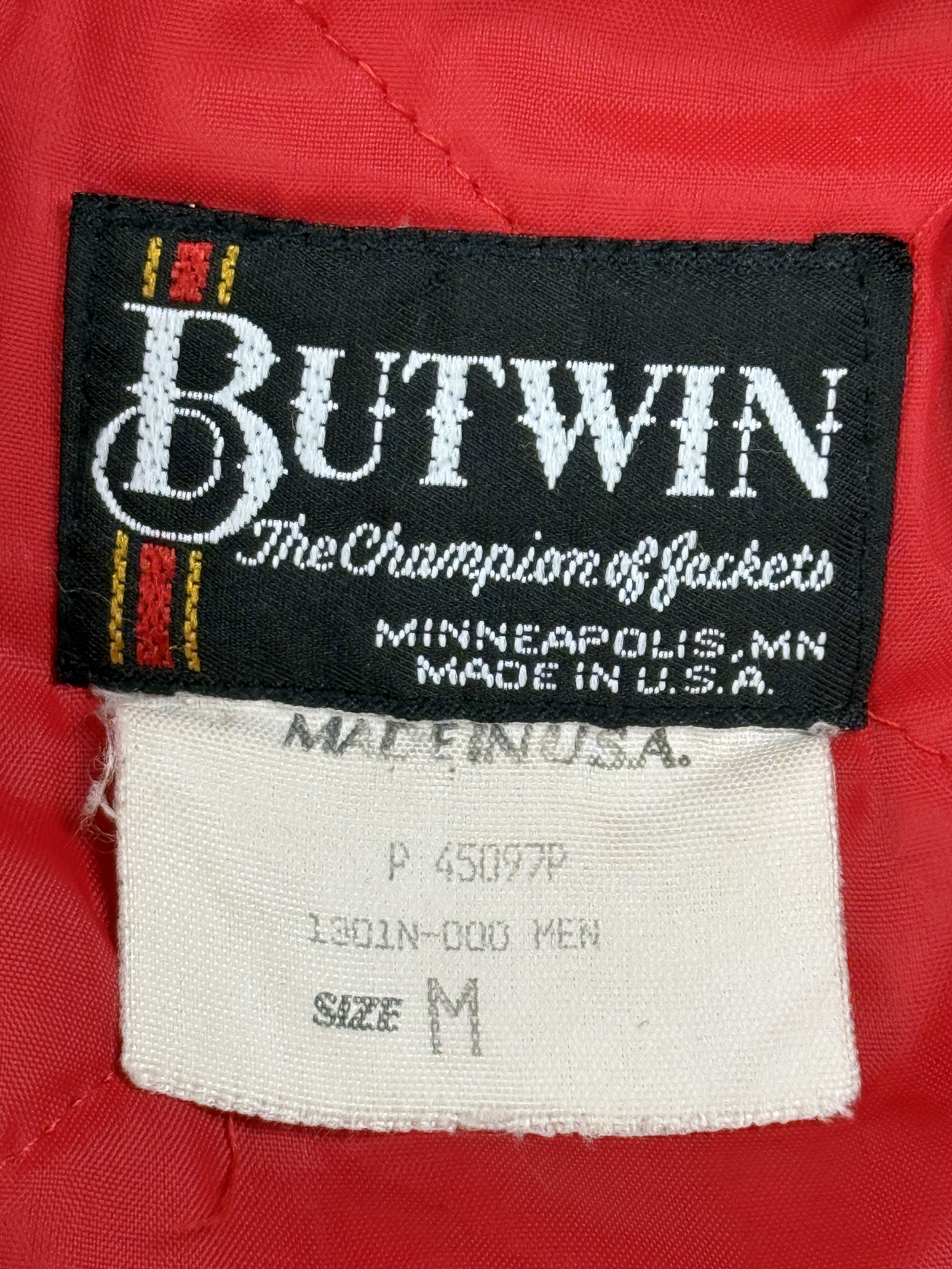 Other Vintage Butwin Satin Bomber Jacket Fire Dept USA Made Size US M / EU 48-50 / 2 - 4 Thumbnail