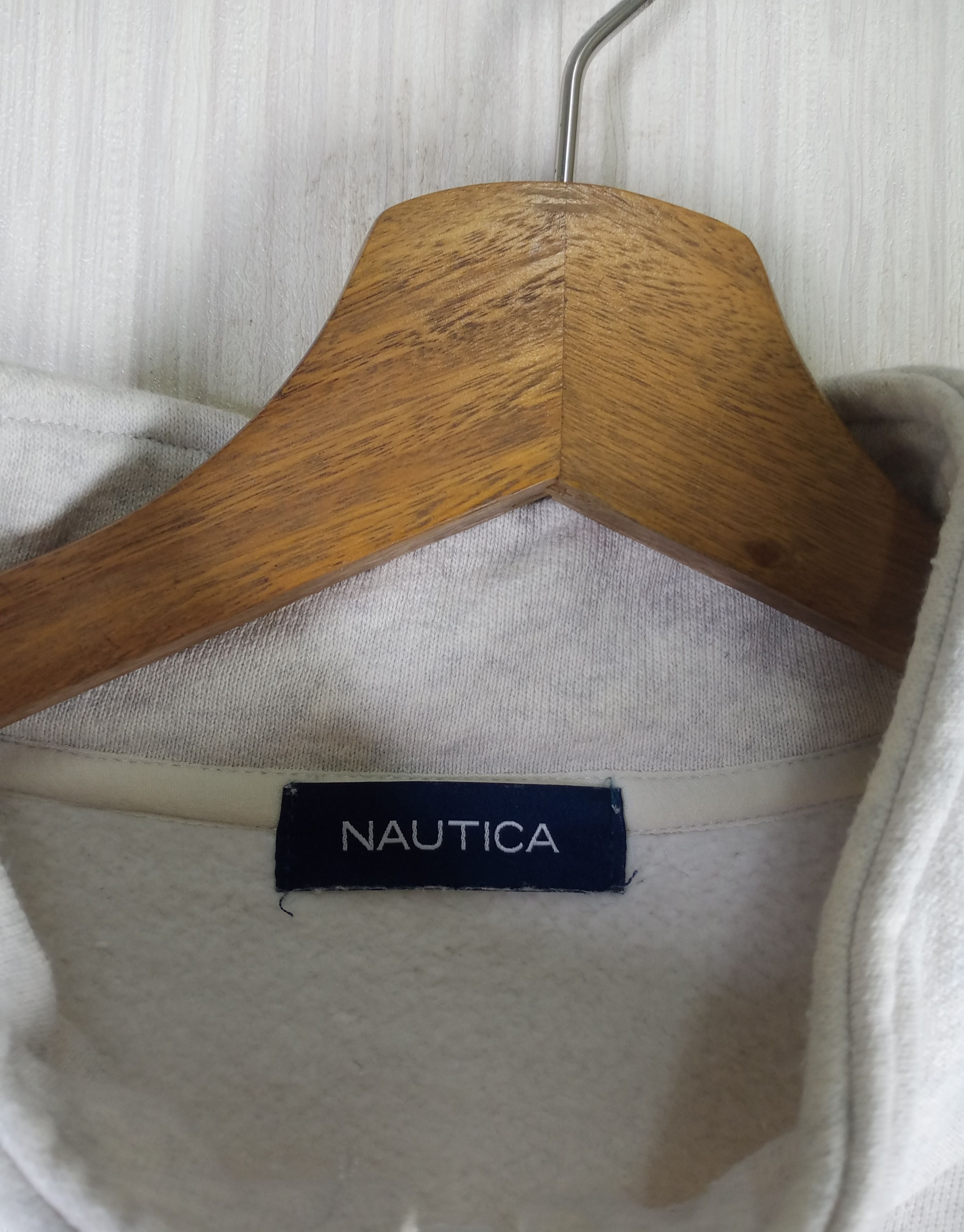 Nautica Rare Vintage Nautica Spell Out Logo Half Zipper Sweatshirt Size US M / EU 48-50 / 2 - 5 Thumbnail