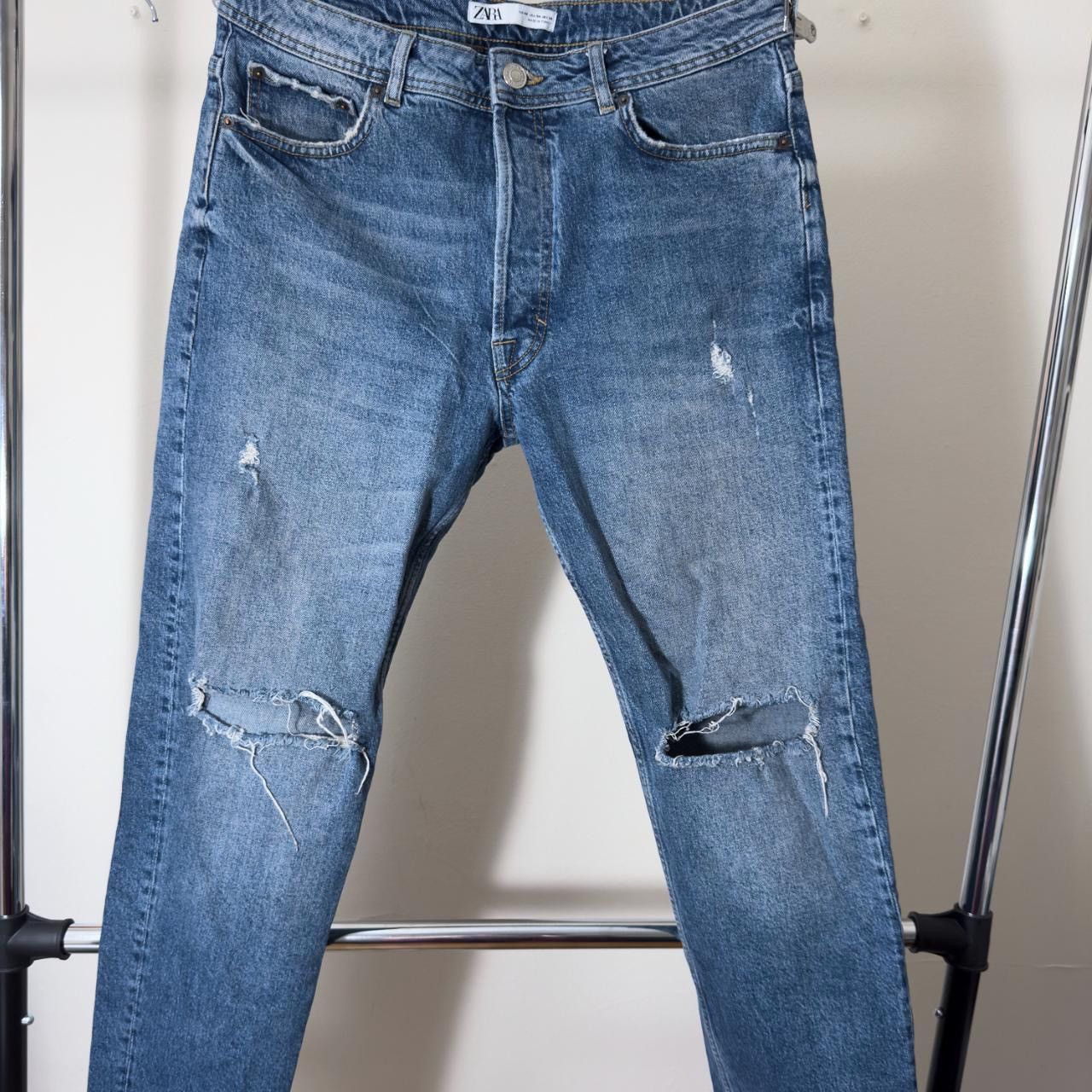 Zara Distressed Zara jeans Size US 34 / EU 50 - 1 Thumbnail