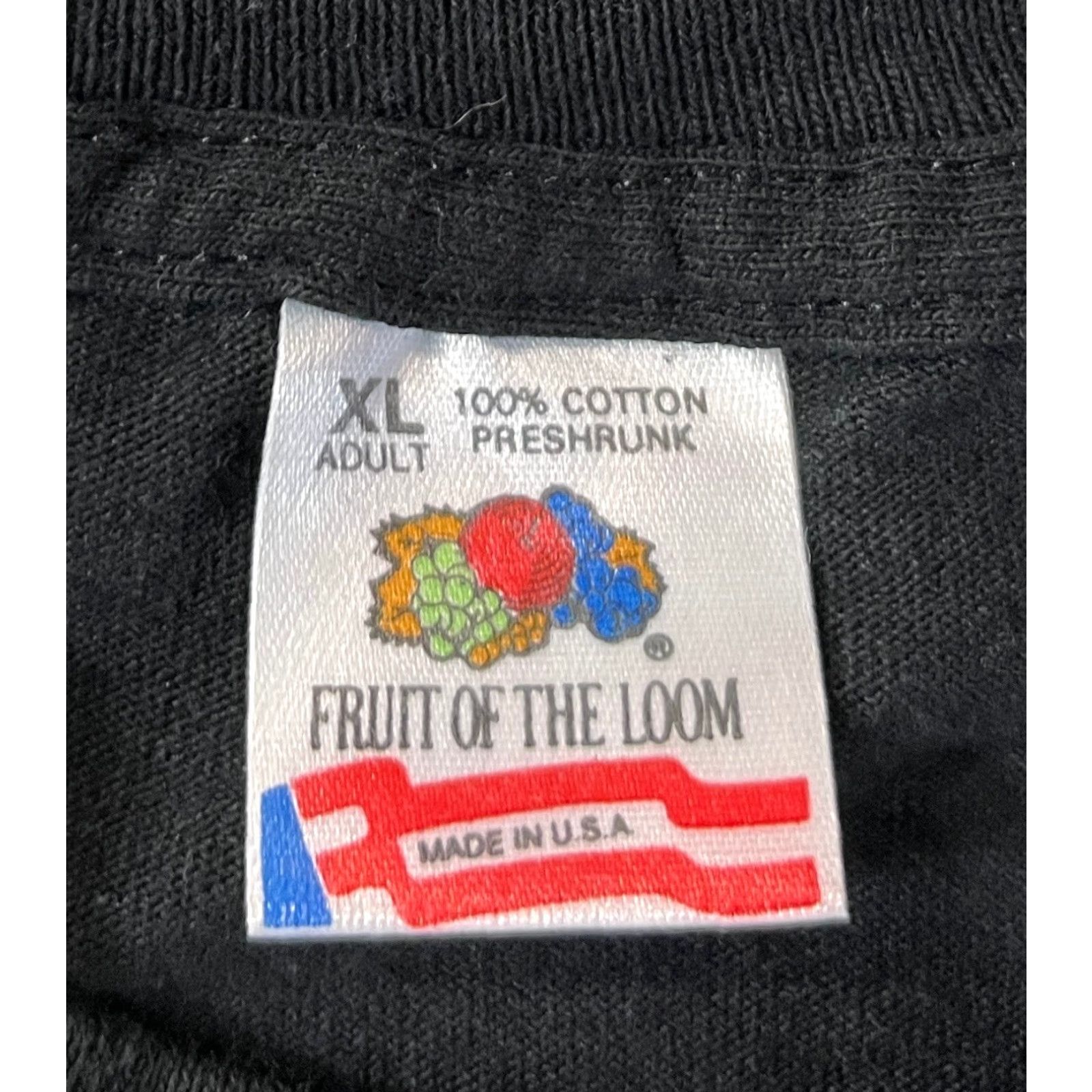 Fruit Of The Loom VINTAGE Fletcher's Wildlife 1994 Alaska Polar Bears T-Shirt Unisex Adults XL Black 90s Family Cotton Fruit of the Loom Shirt Boys Girls Mens Womens Size US XL / EU 56 / 4 - 7 Thumbnail