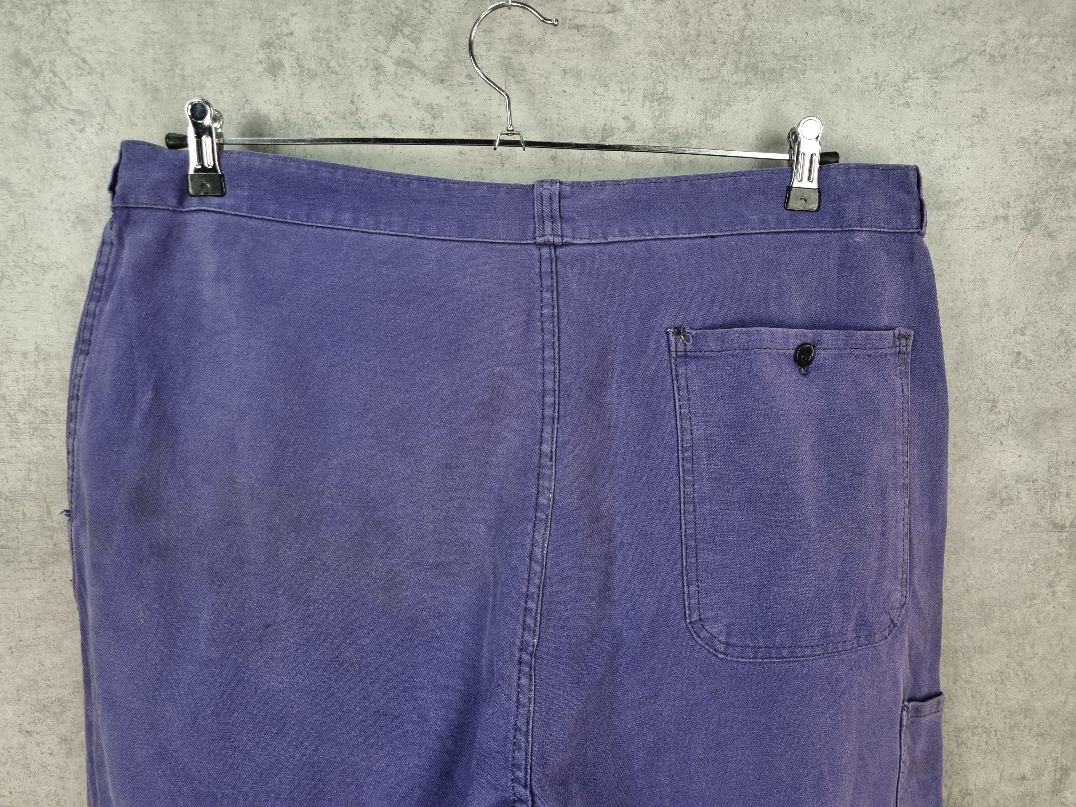 Le Laboureur 80s French Chore Vintage Worker Pants Size US 36 / EU 52 - 5 Thumbnail