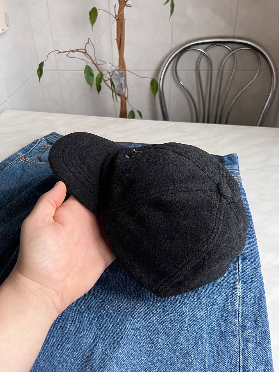 Camel × Marlboro × Vintage Vintage 90s Camel Total Black Fleece hat cap rare cigarette Size ONE SIZE - 5 Thumbnail