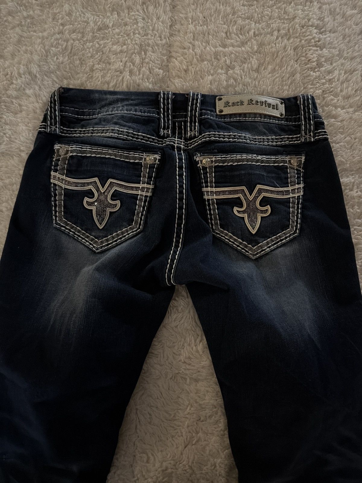 Rock Revival rock revival jeans with pink accents Size 30" / US 8 / IT 44 - 3 Thumbnail
