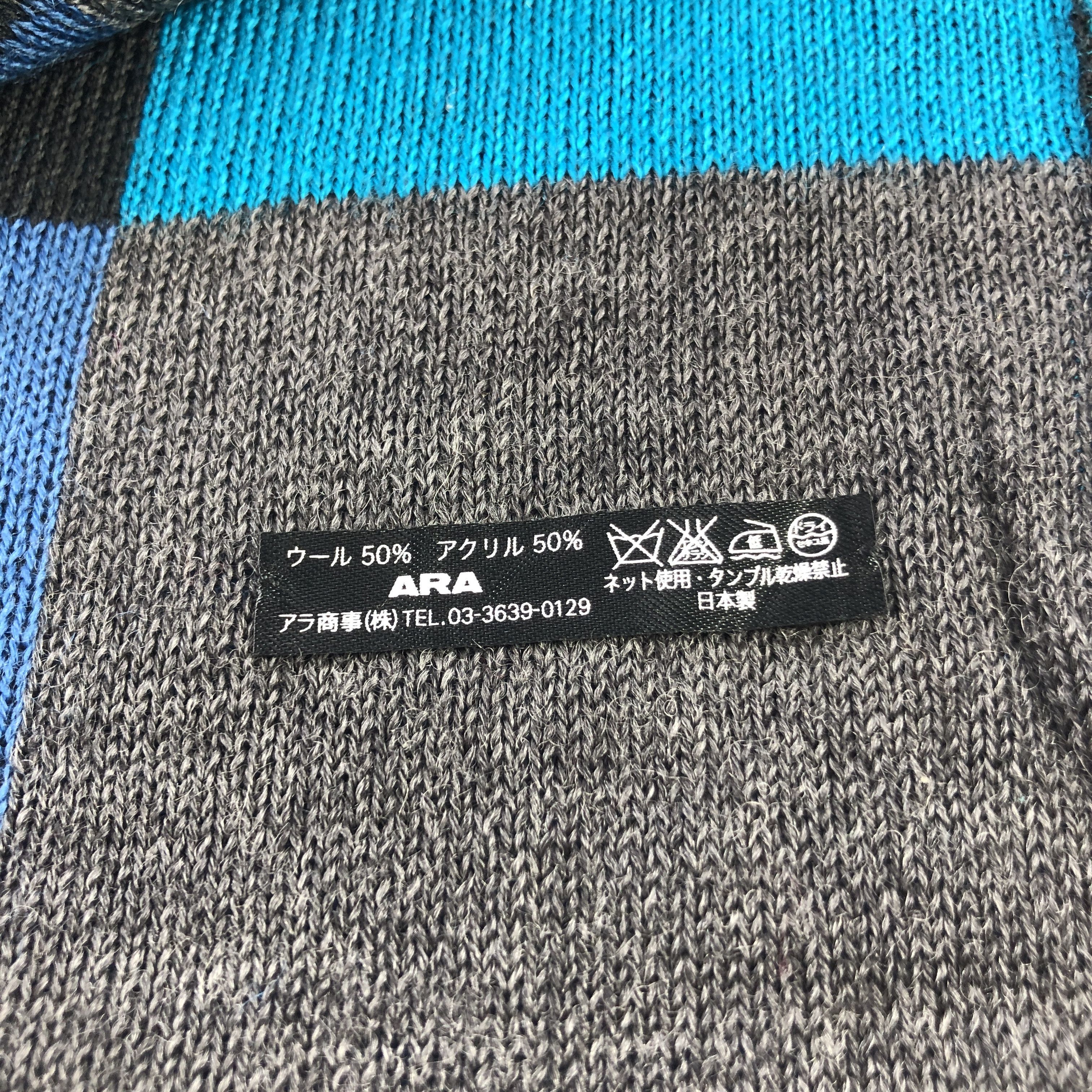 United Colors Of Benetton United Colors Of Benetton Wool Scarf Muffler V2880 Size ONE SIZE - 5 Thumbnail