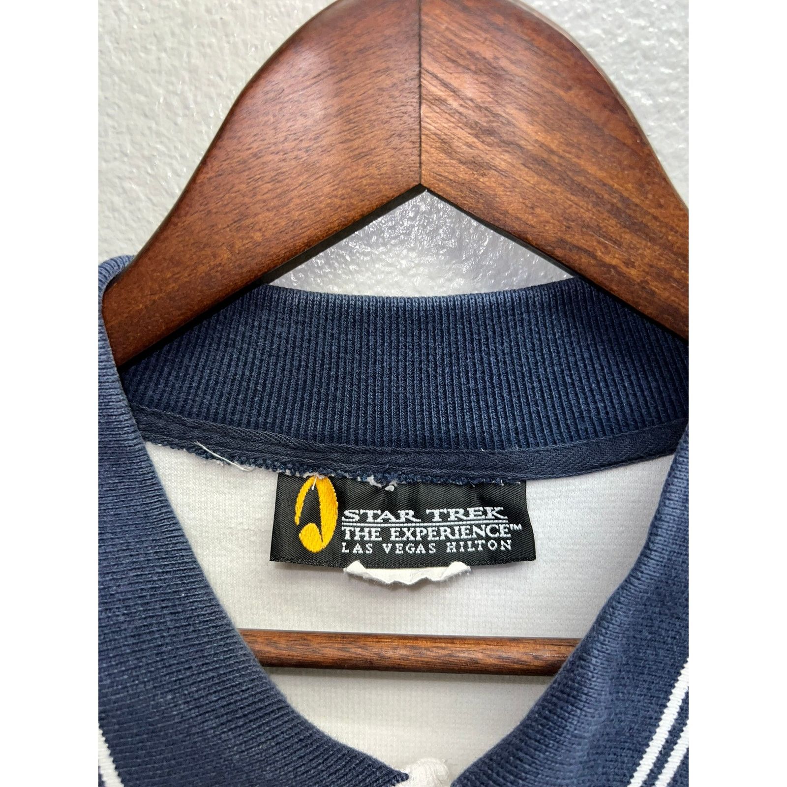 Vintage Vintage Star Trek Experience Polo Shirt Las Vegas Hilton 90s Size US XL / EU 56 / 4 - 6 Thumbnail