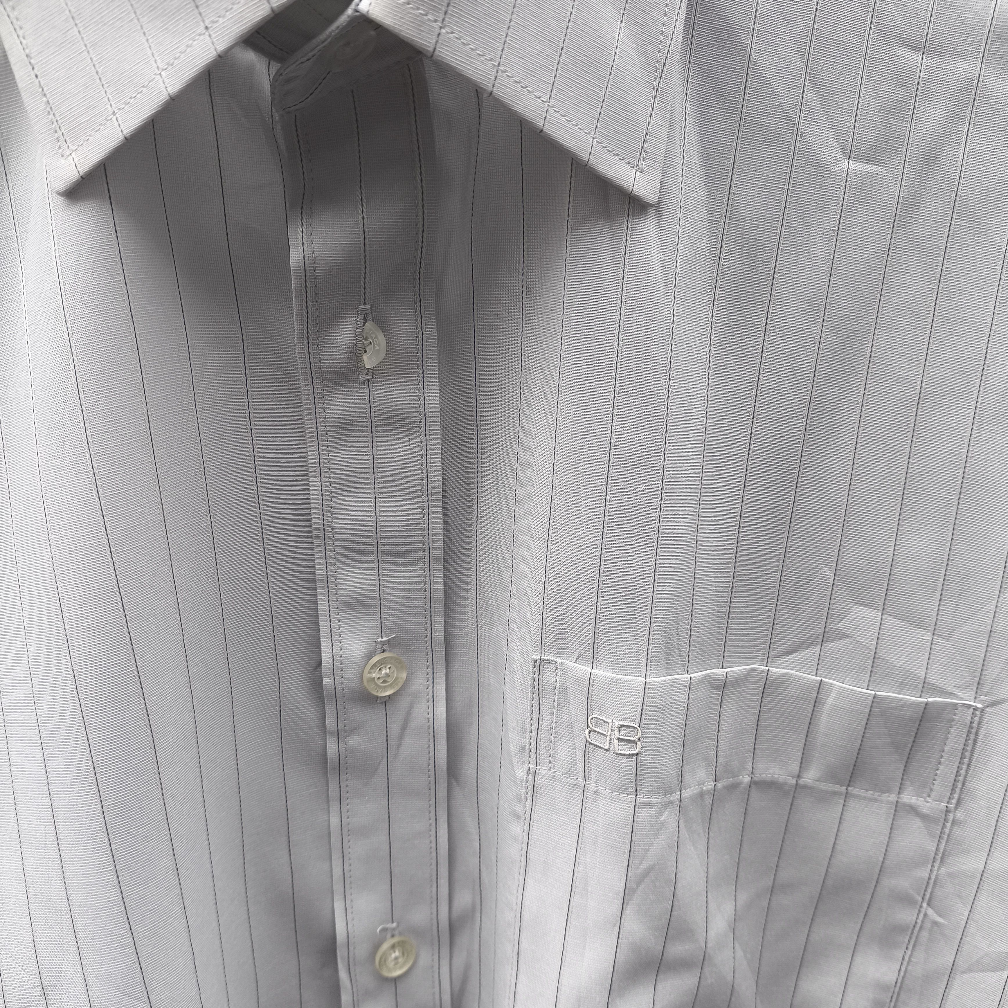 Balenciaga Balenciaga stripped shirt button up Size US M / EU 48-50 / 2 - 7 Thumbnail
