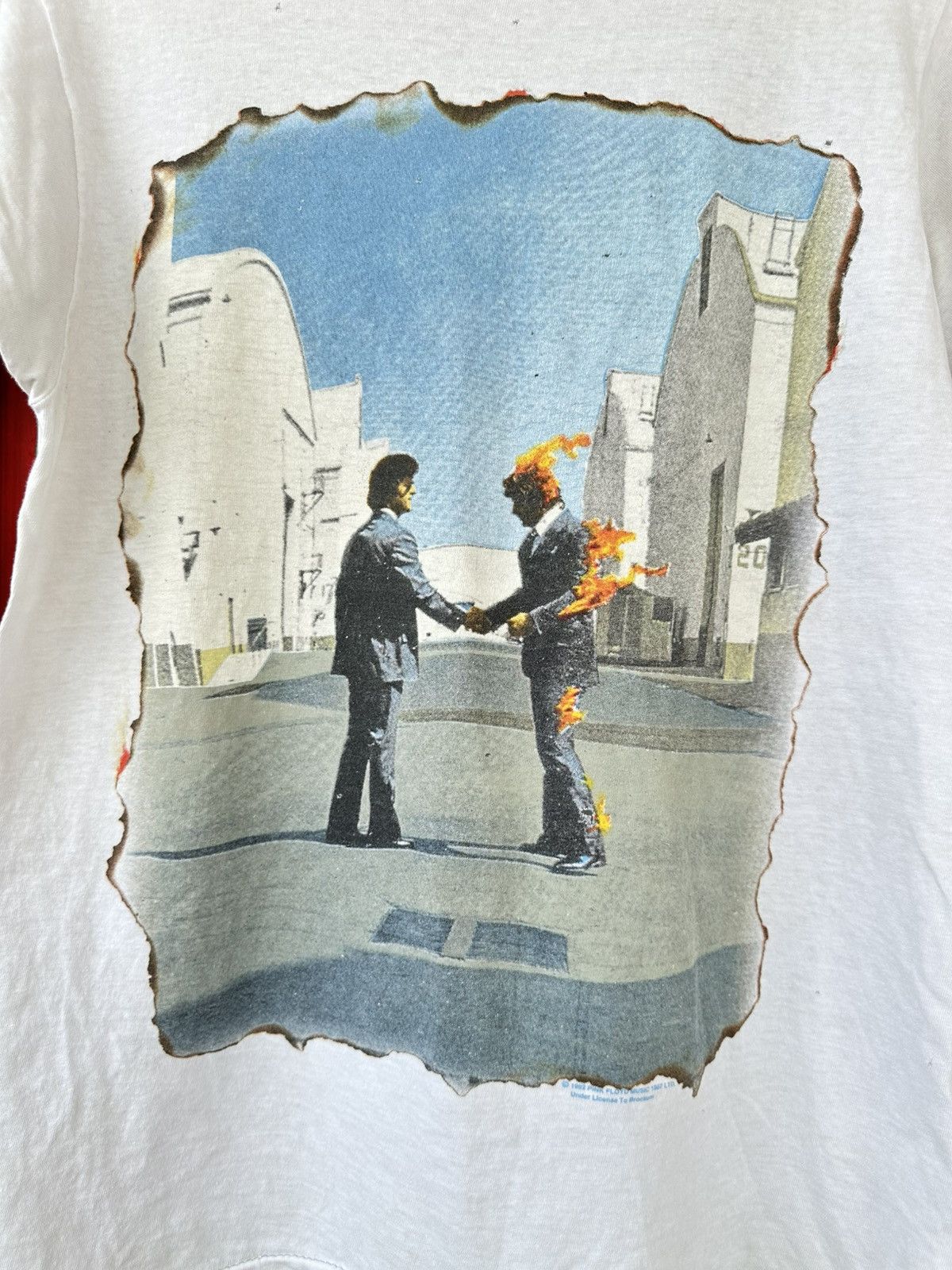 Band Tees Vintage 90s Pink Floyd Wish You Were Here Tee Size US L / EU 52-54 / 3 - 3 Thumbnail