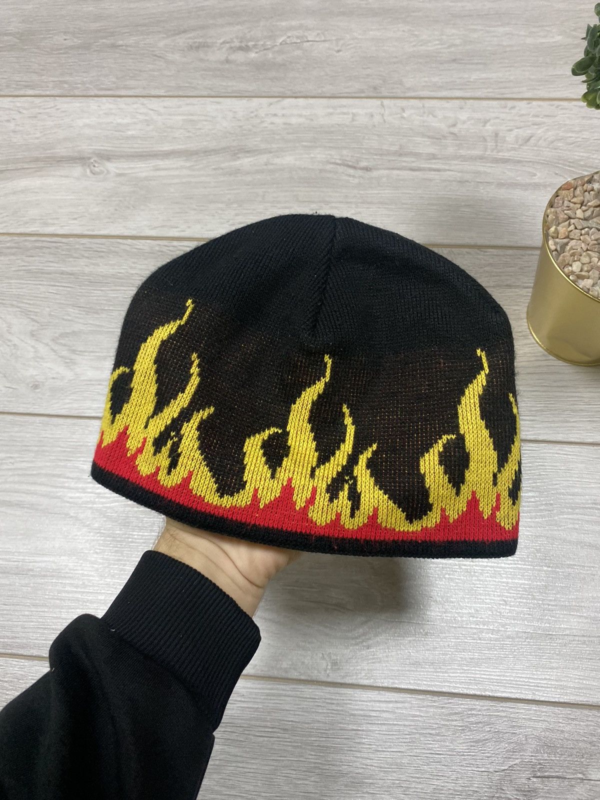 Vintage Flame hat vintage fire Size ONE SIZE - 2 Thumbnail