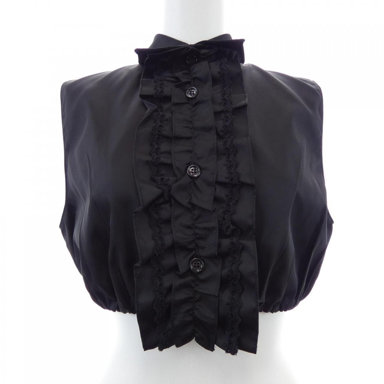 Prada Prada Prada Cotton Short Sleeve Shirt Textile Tops UCS319