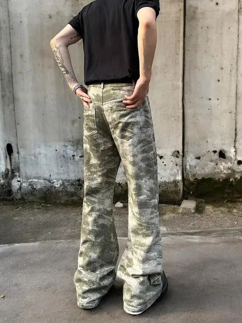 VIBE Camo Graphic Stacked Denim Jeans Size US 30 / EU 46 - 7 Thumbnail