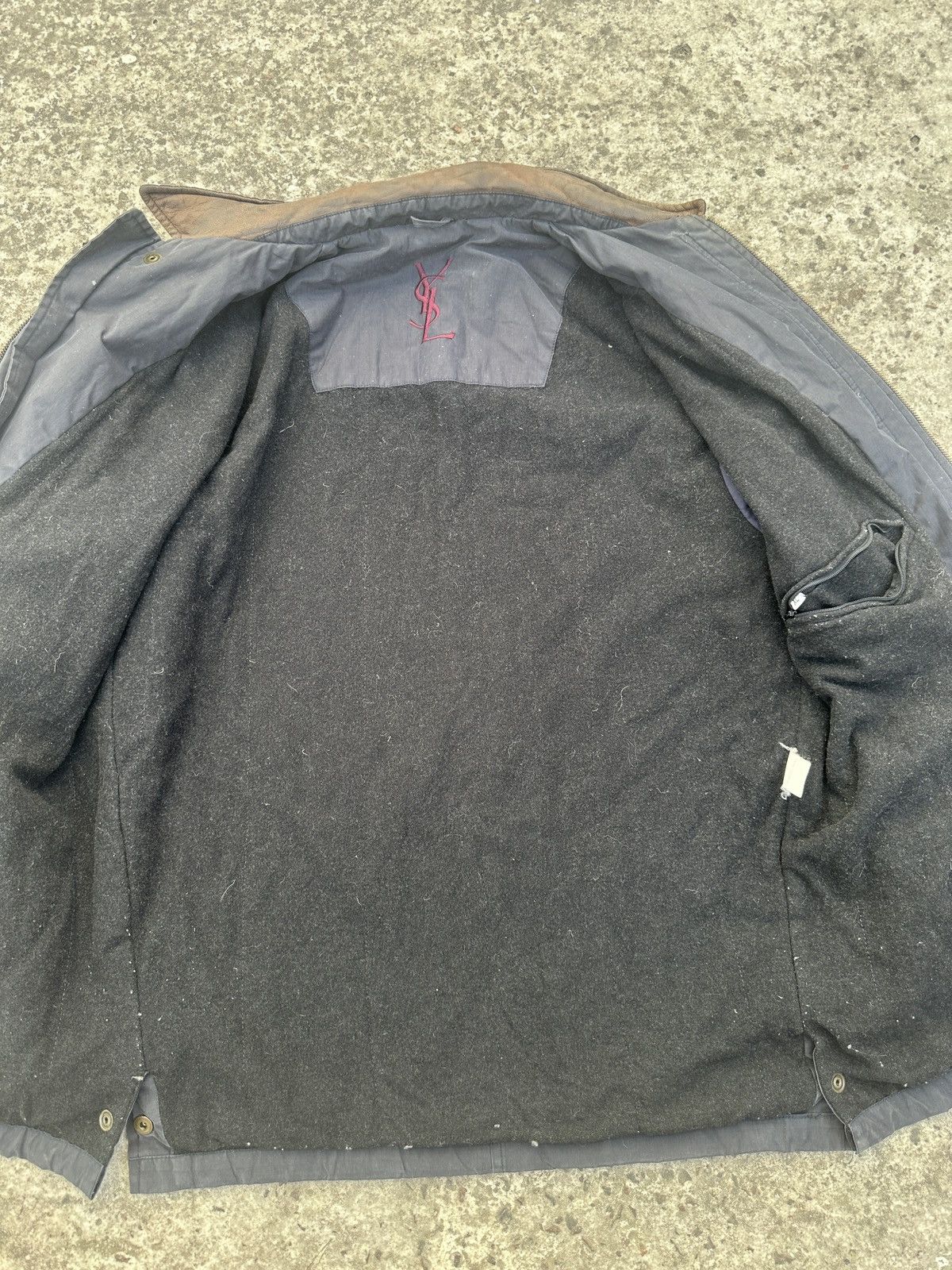 Vintage × Yves Saint Laurent Vintage 90s YSL Yves Saint Laurent Jacket Streetwear Luxury Size US XL / EU 56 / 4 - 9 Thumbnail