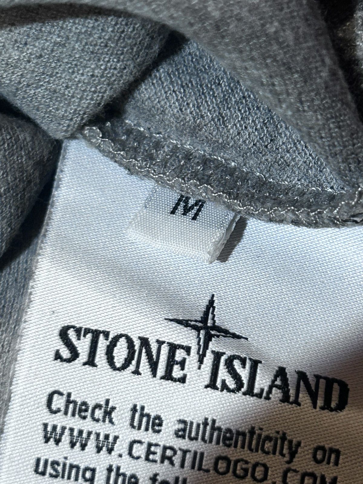 Stone Island Stone Island Slim Fit Polo Shirt – Grey Authentic Piece Size US M / EU 48-50 / 2 - 8 Thumbnail