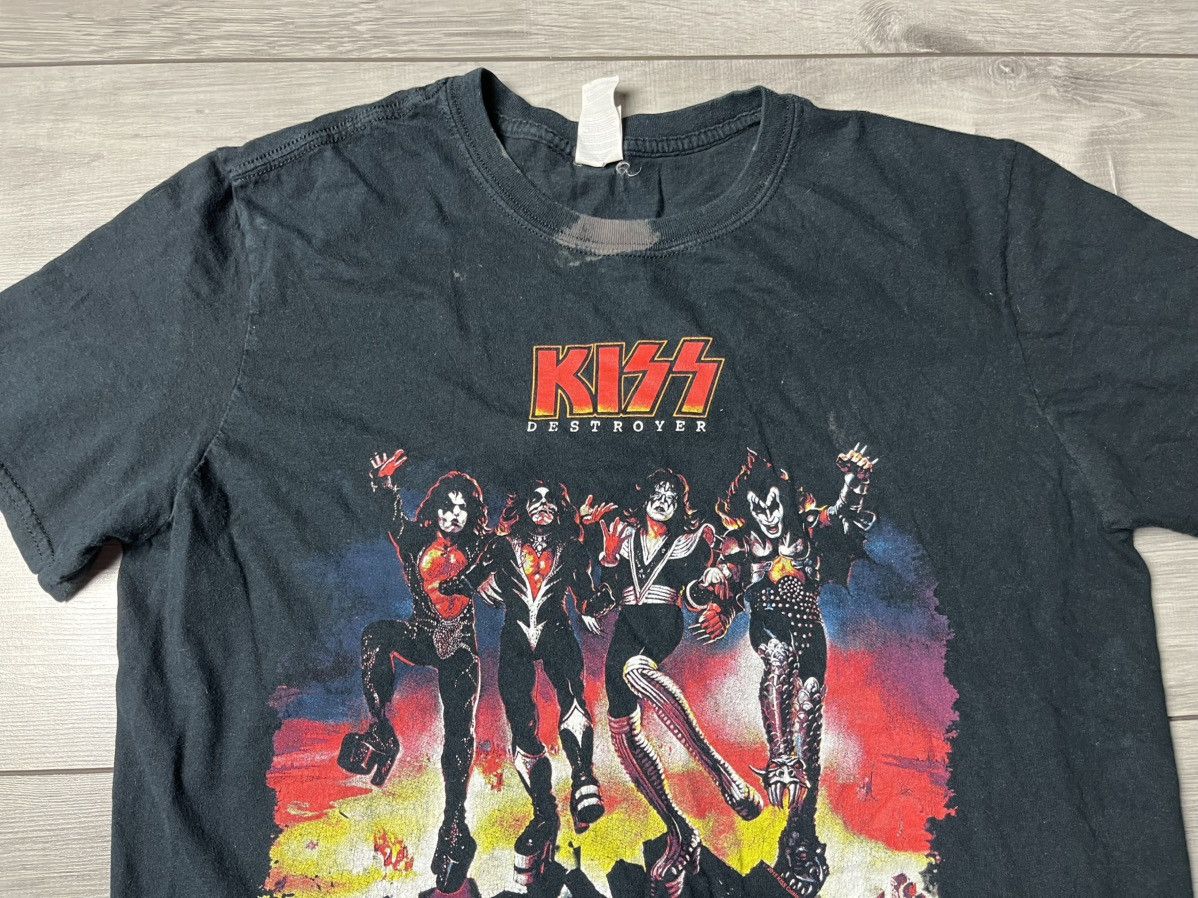 KISS Kiss destroyer tshirt rock band size Large Size US L / EU 52-54 / 3 - 3 Thumbnail
