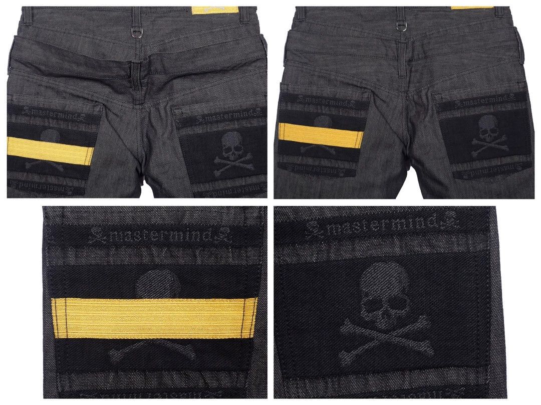 Mastermind Japan mmj 14ss Isetan limited crystal gold black one wash L N/T Size US 34 / EU 50 - 9 Thumbnail