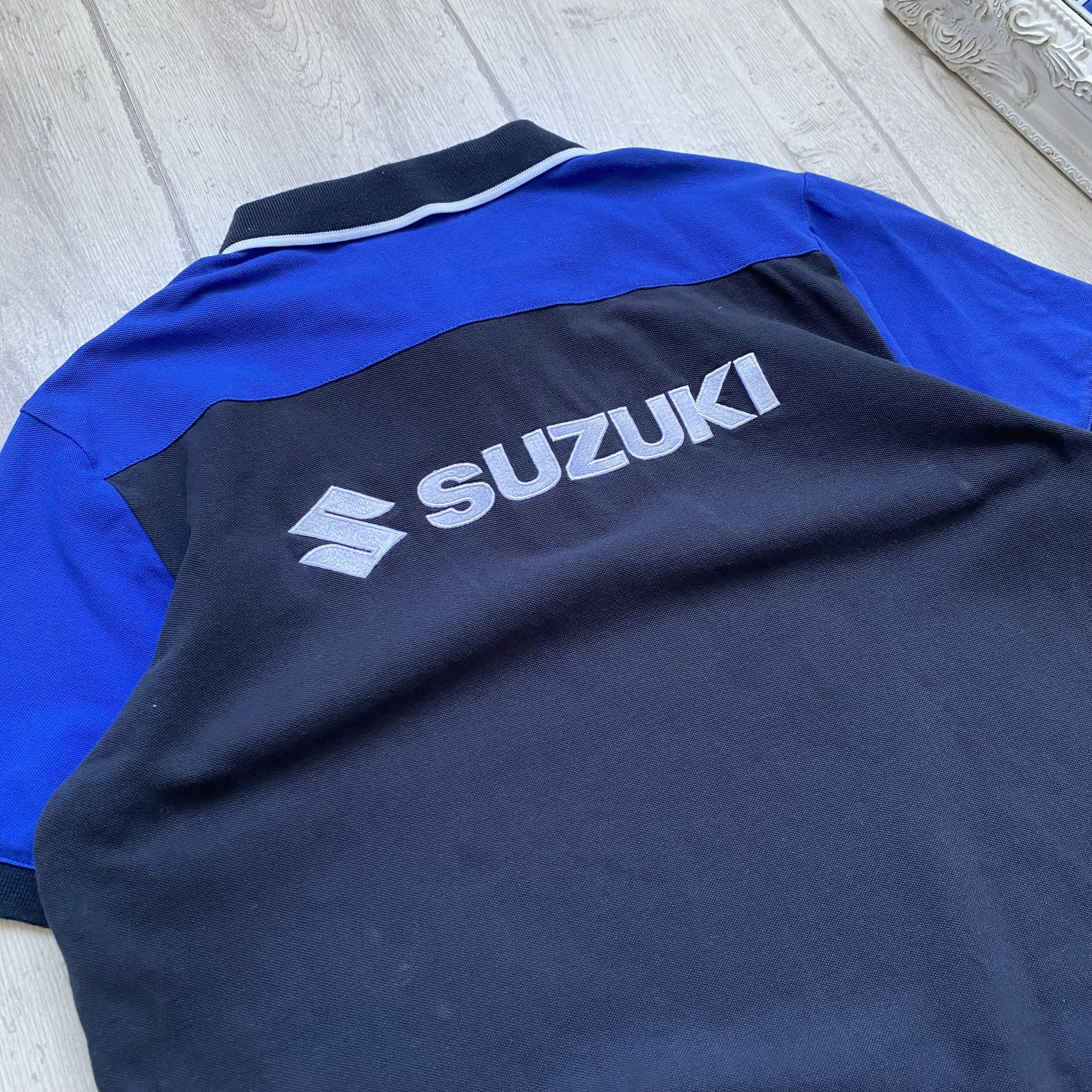 Nike 🏍️ Vintage 00s Suzuki racing team polo tee ferrari vodafon Size US M / EU 48-50 / 2 - 8 Thumbnail