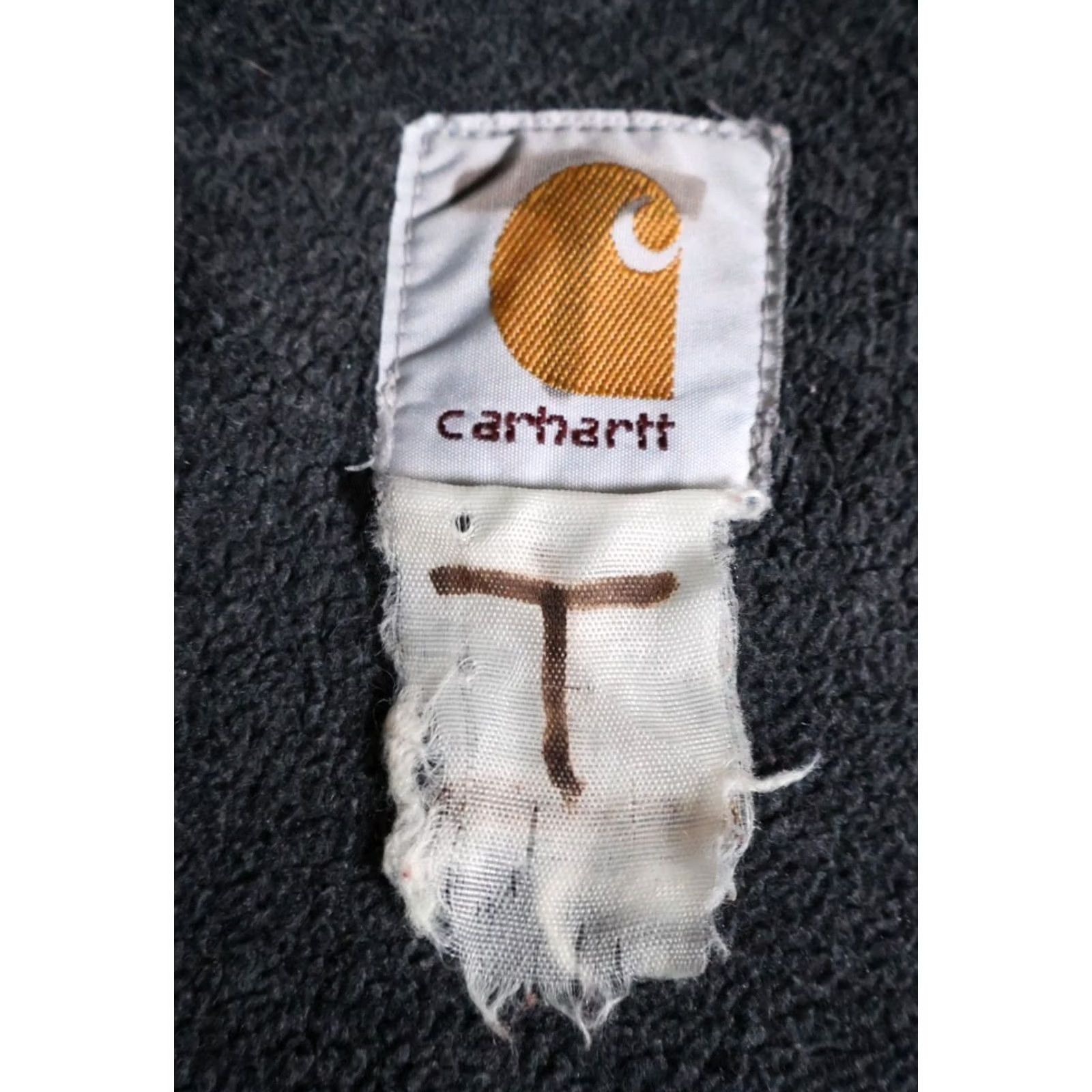 Carhartt VTG Carhartt Fleece Lined Jacket Men Large Green Bomber Jacket 90s Grunge Retro Chainstitch Fire Department Full Zip Pockets Size US L / EU 52-54 / 3 - 3 Thumbnail