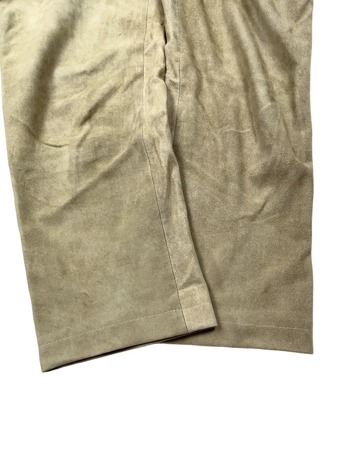 Genuine Leather × Vintage Vintage Alphorn Goat Suede Leather Pants German Size 26" / US 2 / IT 38 - 4 Thumbnail