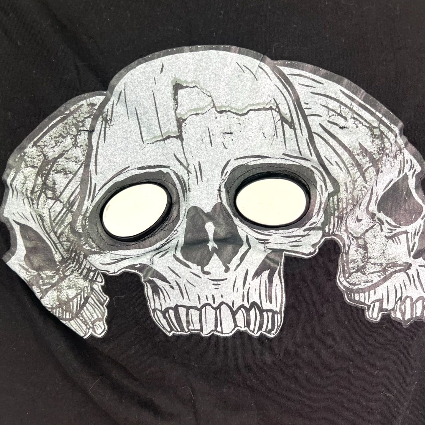 Vintage TC 5 Skull Graphic Shirt Mens L Black 38 Chest Short Sleeve Crew Neck Size US L / EU 52-54 / 3 - 2 Thumbnail