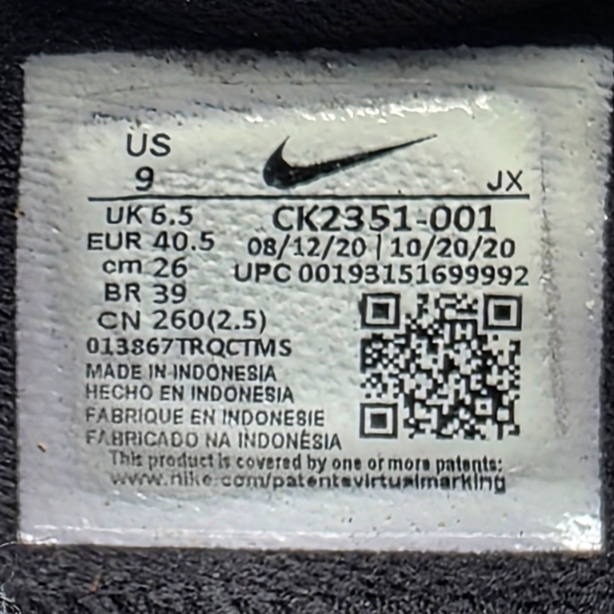 Nike Nike Daybreak Womens Size 9 Black White Red Shoes Athletic W Size US 9 / IT 39 - 7 Thumbnail