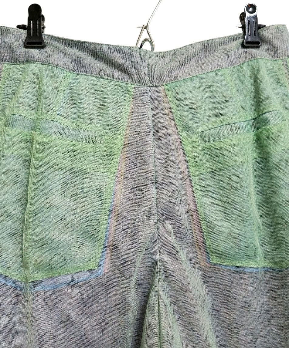 Louis Vuitton SS20 LOUIS VUITTON GARDENING SHORT TULLE MONOGRAM Size 25" / US 0 / IT 36 - 3 Thumbnail