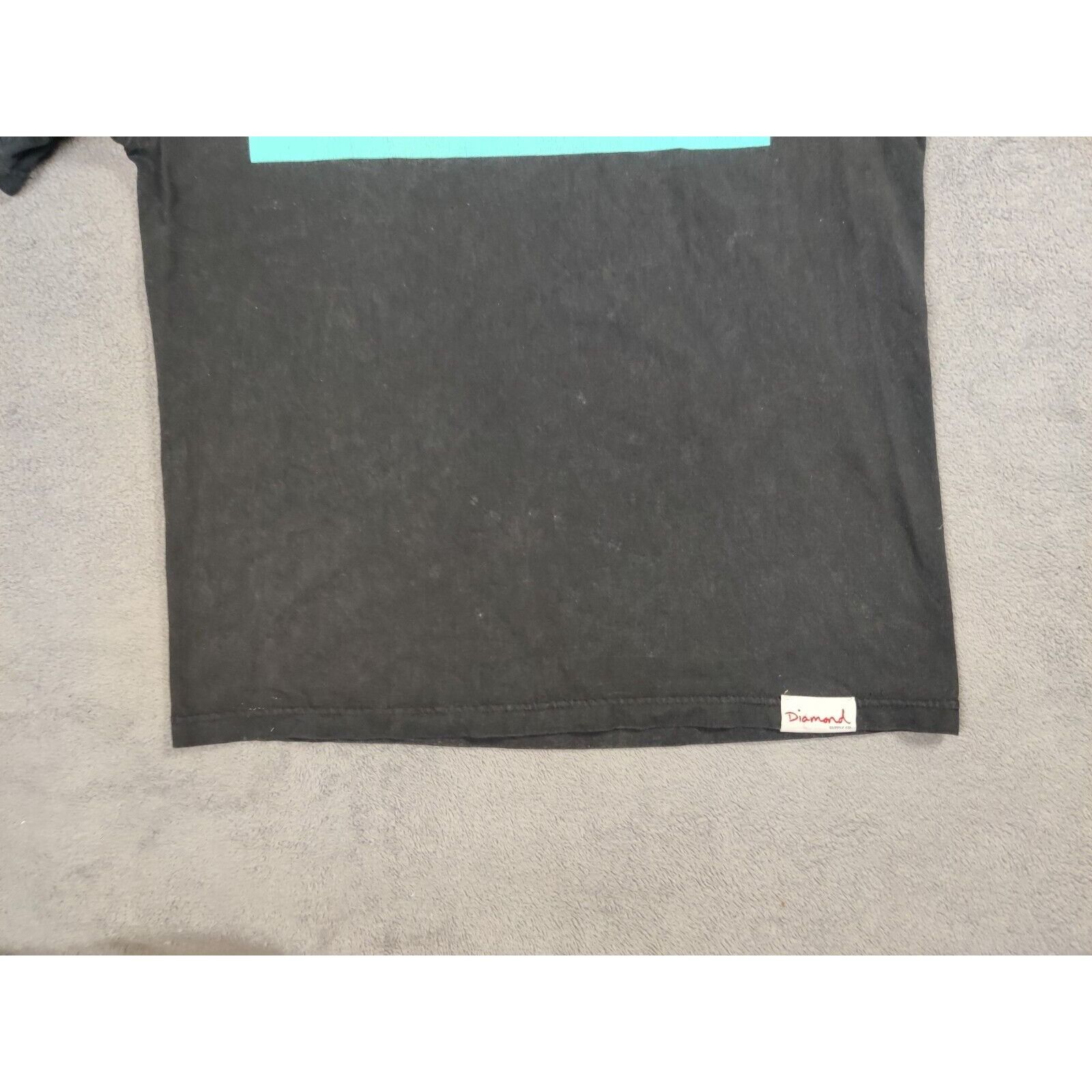 Diamond Supply Co. Diamond Supply Co Shirt Adult Mens Large Black Teal Size US L / EU 52-54 / 3 - 11 Thumbnail