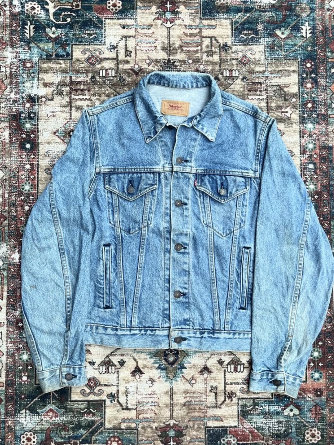 Levi's Levi’s Vintage Denim Jacket Size US L / EU 52-54 / 3 - 3 Thumbnail
