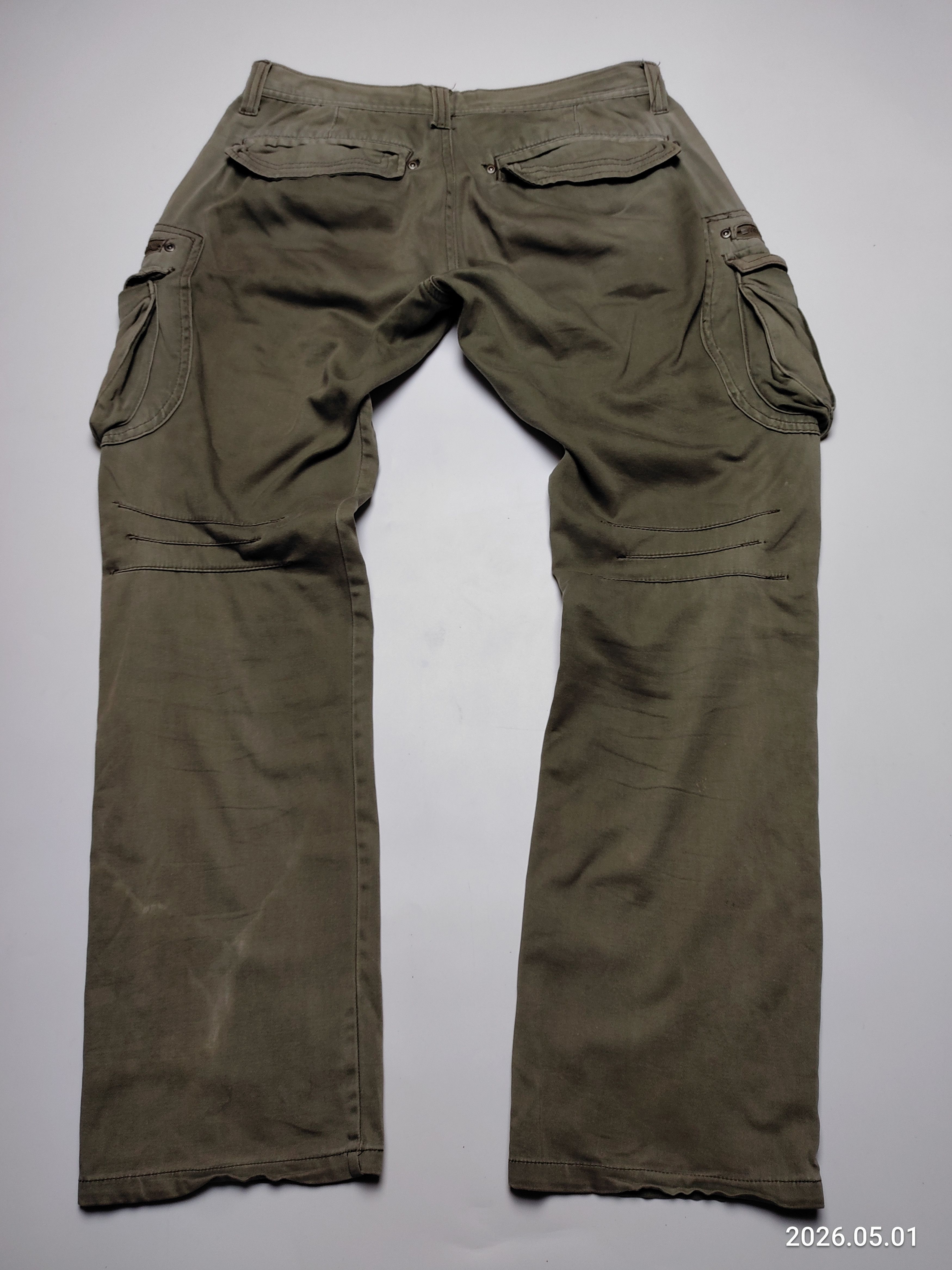 Japanese Brand Bee Bell Cargo Multipocket Tactical Pants Size US 29 - 7 Thumbnail