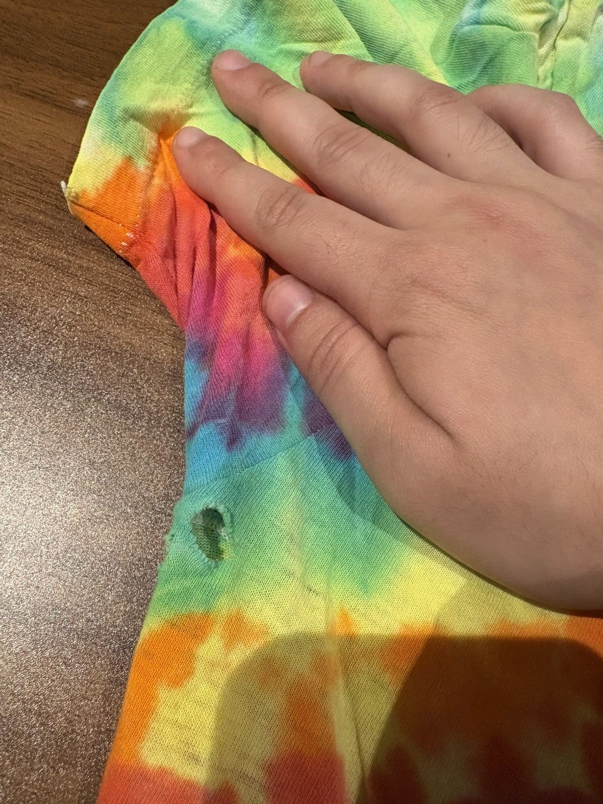 Vintage Vintage 1980s distressed tye dye t shirt Size US M / EU 48-50 / 2 - 9 Thumbnail