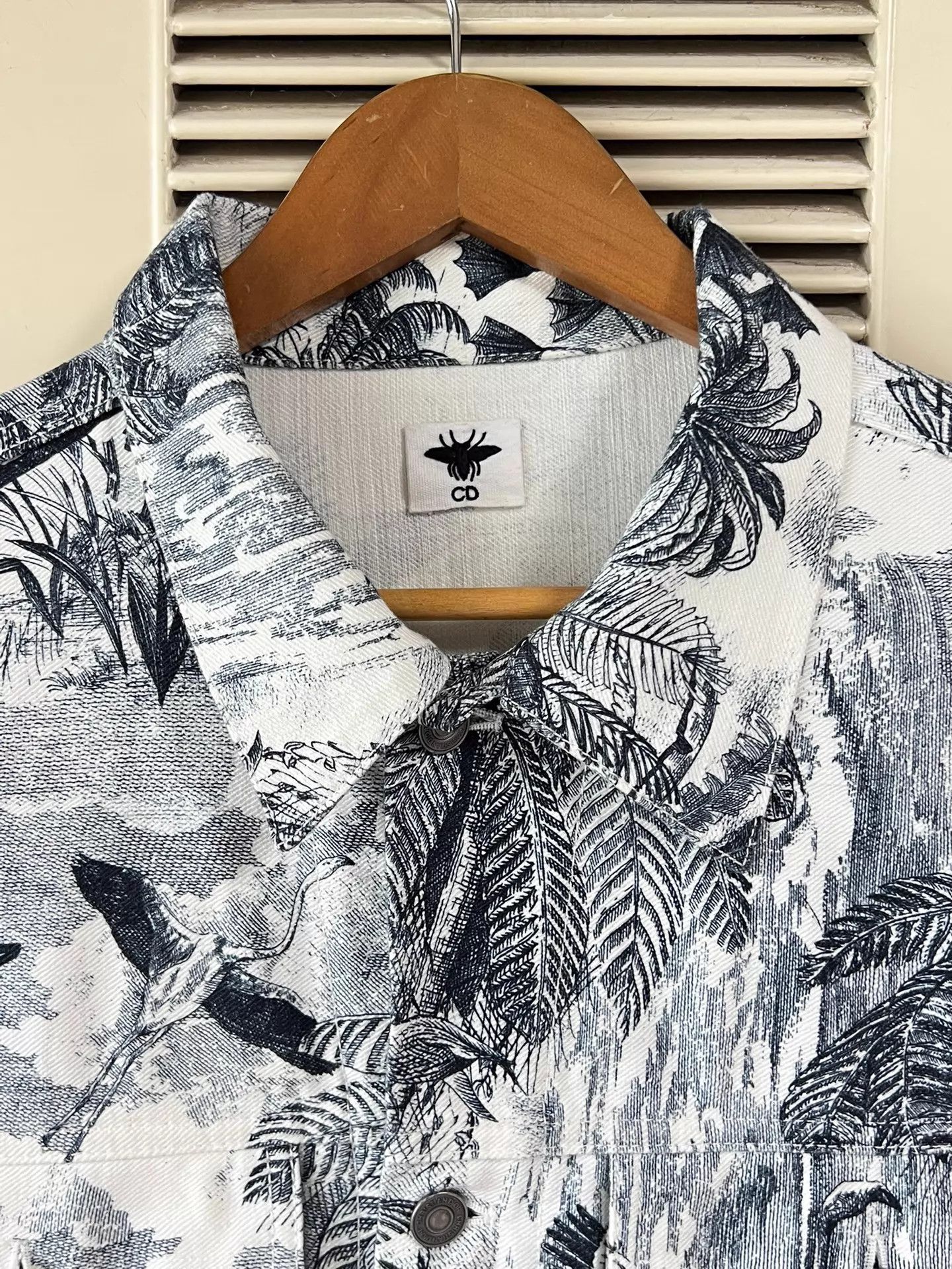 Dior Dior Floral Embroidered Denim Jacket 36 ClassicBlue Size XS / US 0-2 / IT 36-38 - 4 Thumbnail