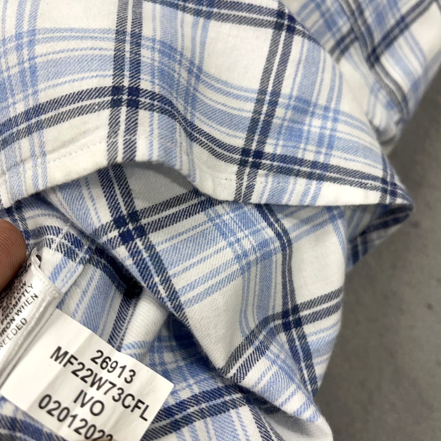 Peter Millar Peter Millar Shirt Mens XL Blue White Plaid Cotton Flannel Casual Button-Up Vintage No Size US XL / EU 56 / 4 - 6 Thumbnail