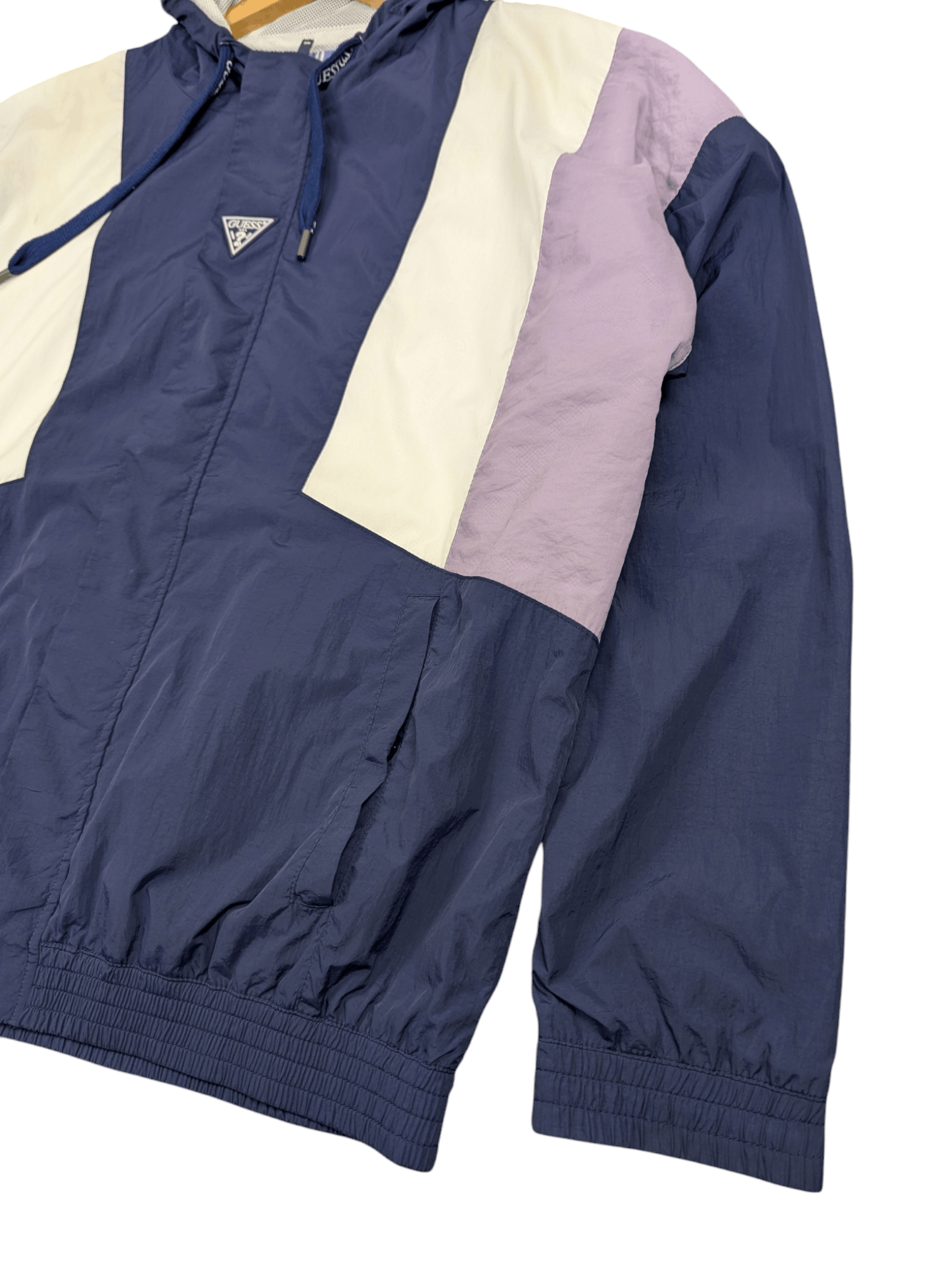 Guess Guess Los Angeles Centre Logo Hooded Light Jacket Size US L / EU 52-54 / 3 - 2 Thumbnail