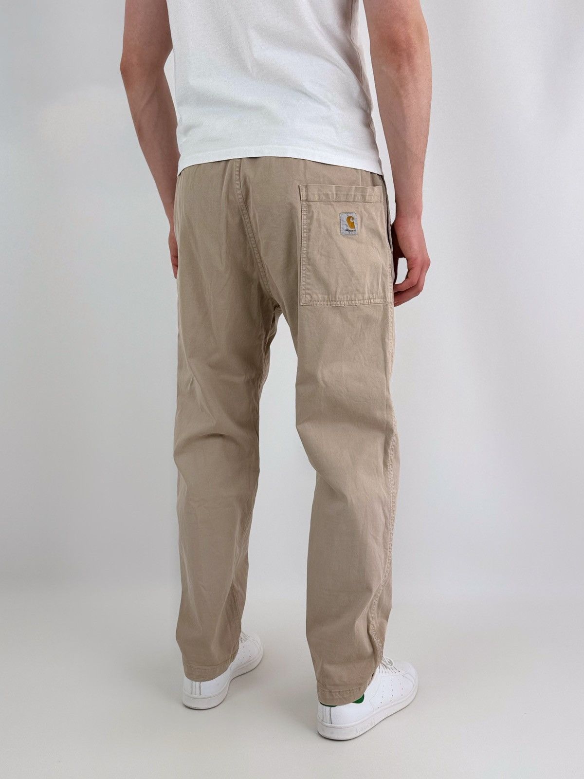 Carhartt Sun Faded Carhartt Lawton Beige Pants Size US 33 - 2 Thumbnail
