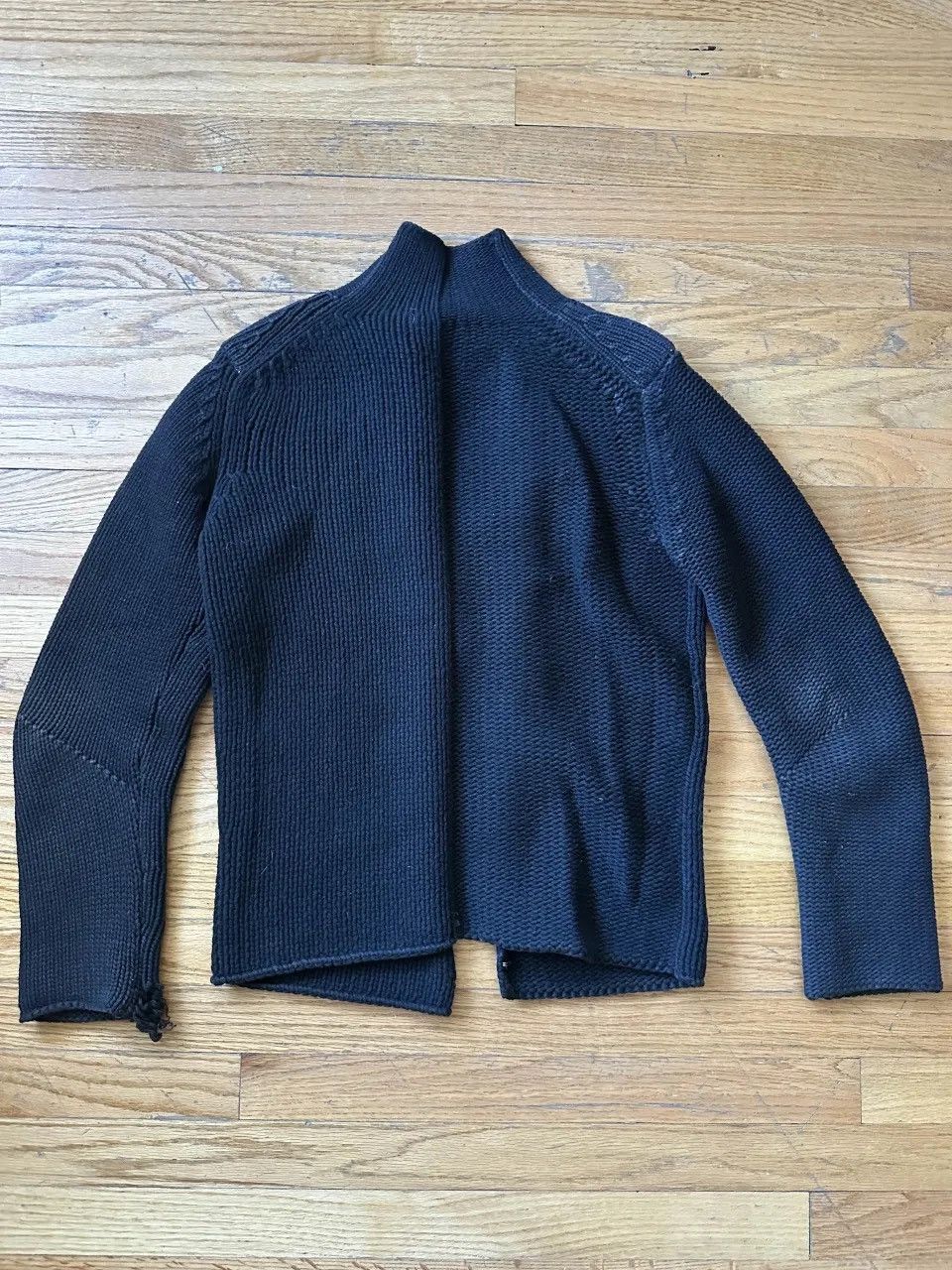 Lmaltieri heavy wool cardigan
