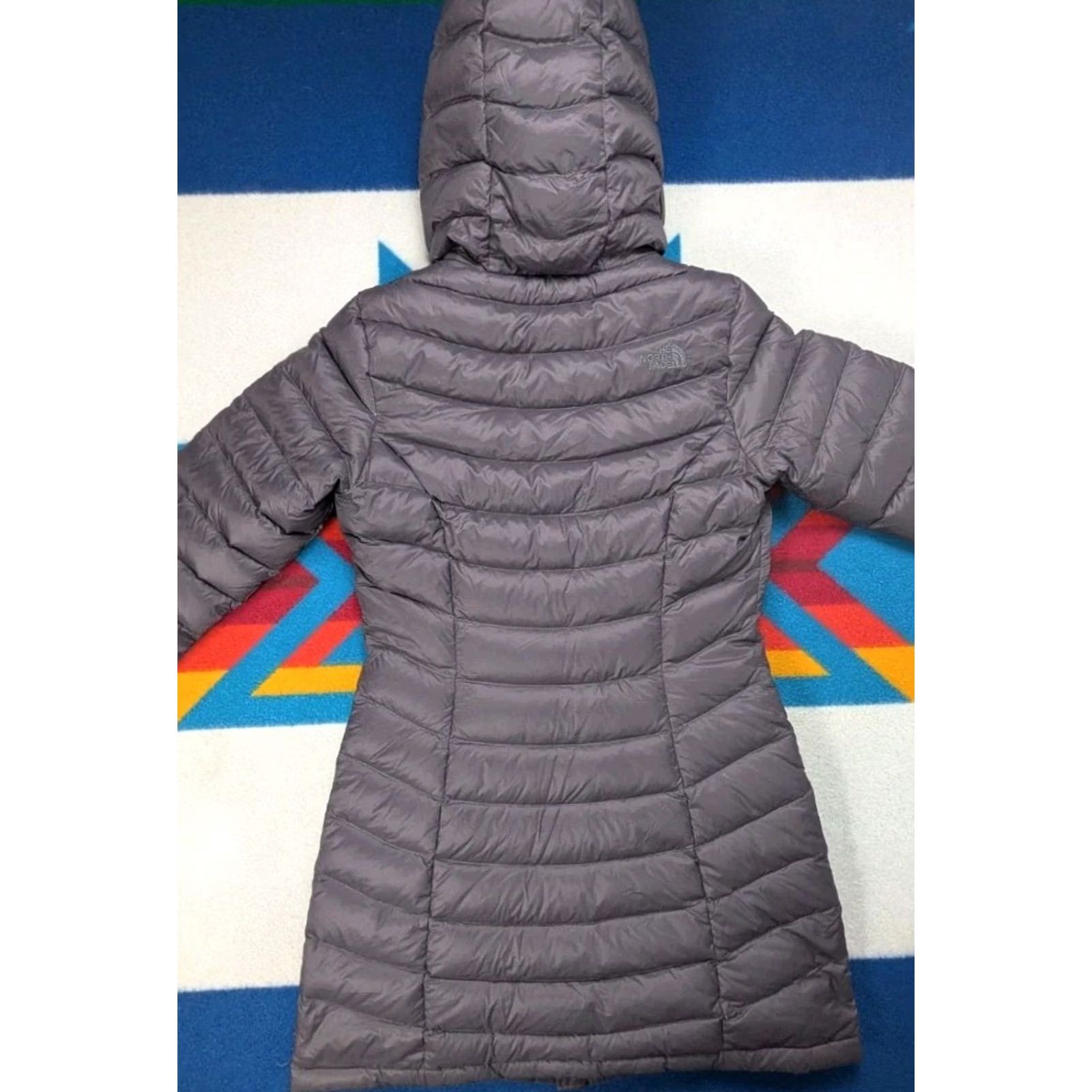 The North Face The North Face Hooded Puffer Jacket Women's Small Gray Insulated 550 Down Parka Jenae Size S / US 4 / IT 40 - 7 Thumbnail
