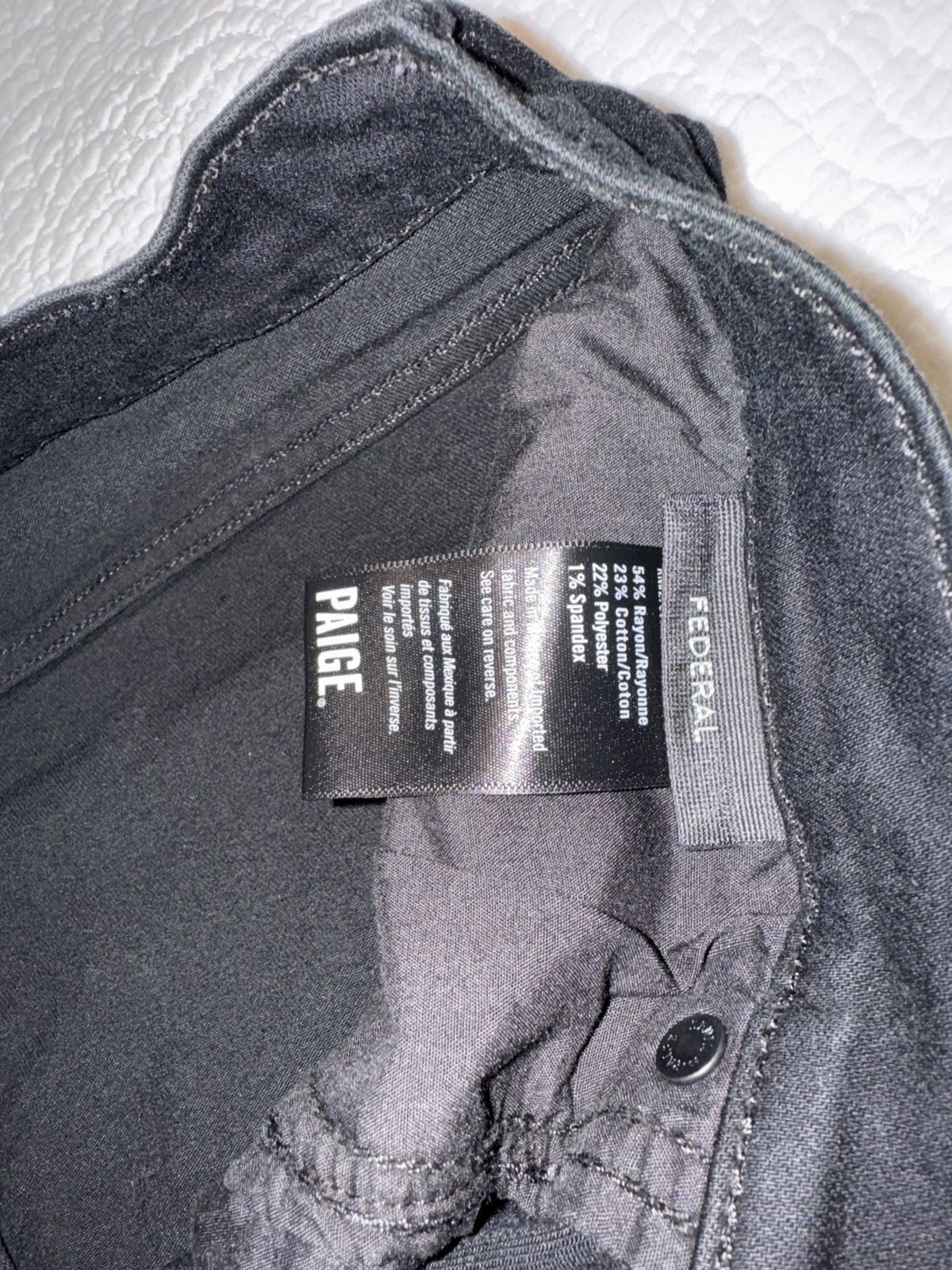 Paige Paige “Federal” Denim Jeans Size US 36 / EU 52 - 3 Thumbnail