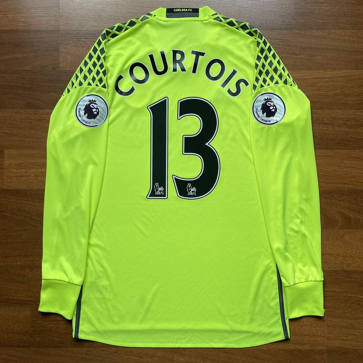 Adidas × Vintage CHELSEA ADIDAS 2016/2017 FOOTBALL GK JERSEY #13 COURTOIS Size US M / EU 48-50 / 2 - 1 Thumbnail