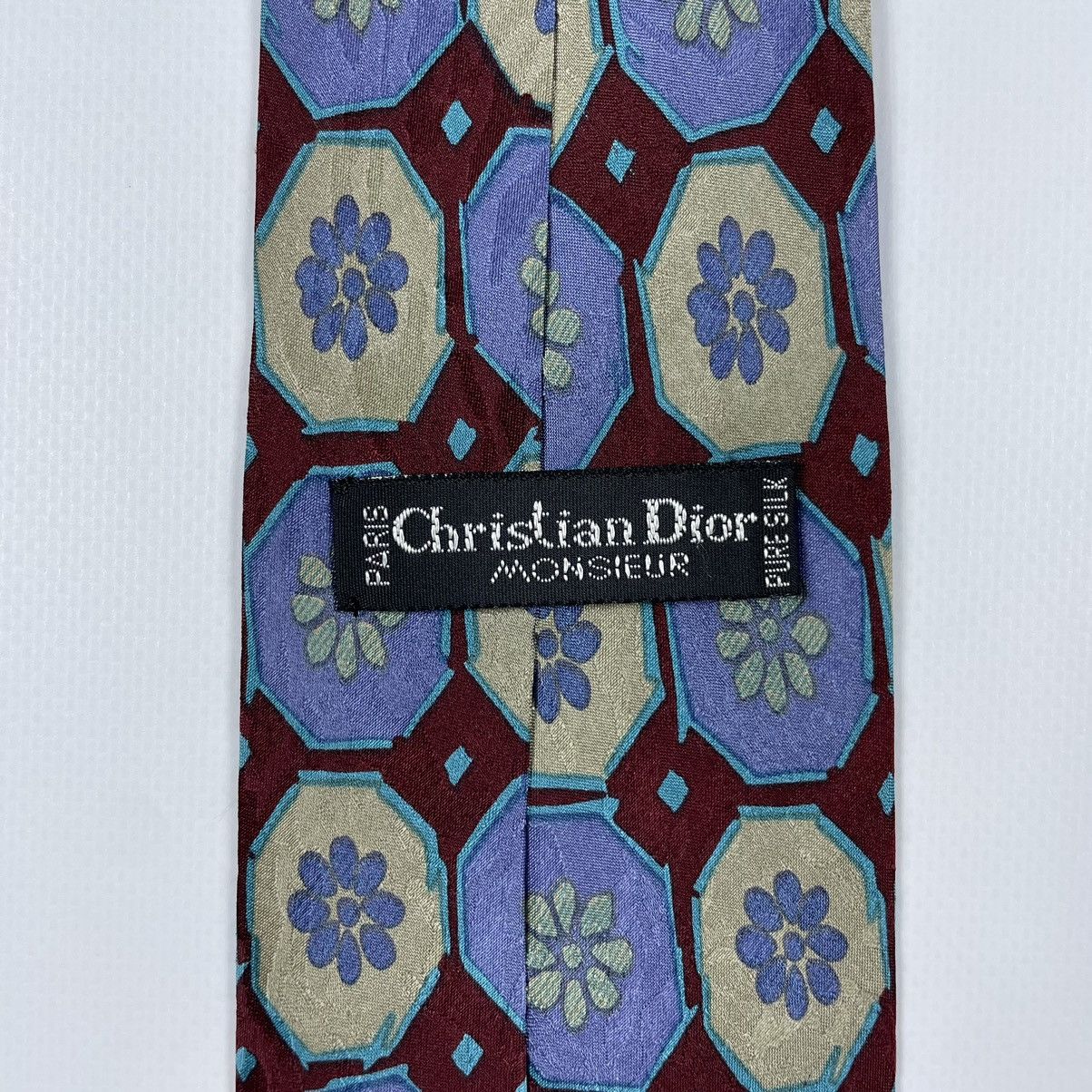 Christian Dior Monsieur Christian Dior Silk Tie Size ONE SIZE - 7 Thumbnail