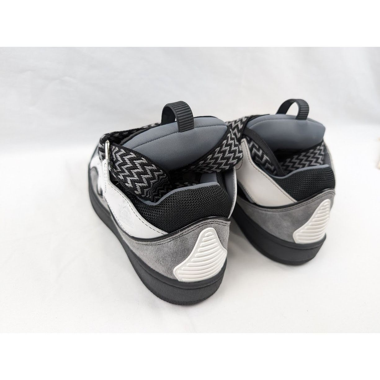 Lanvin o1rshd1 Curb Sneakers in White/Anthracite Size US 8 / EU 41 - 19 Thumbnail