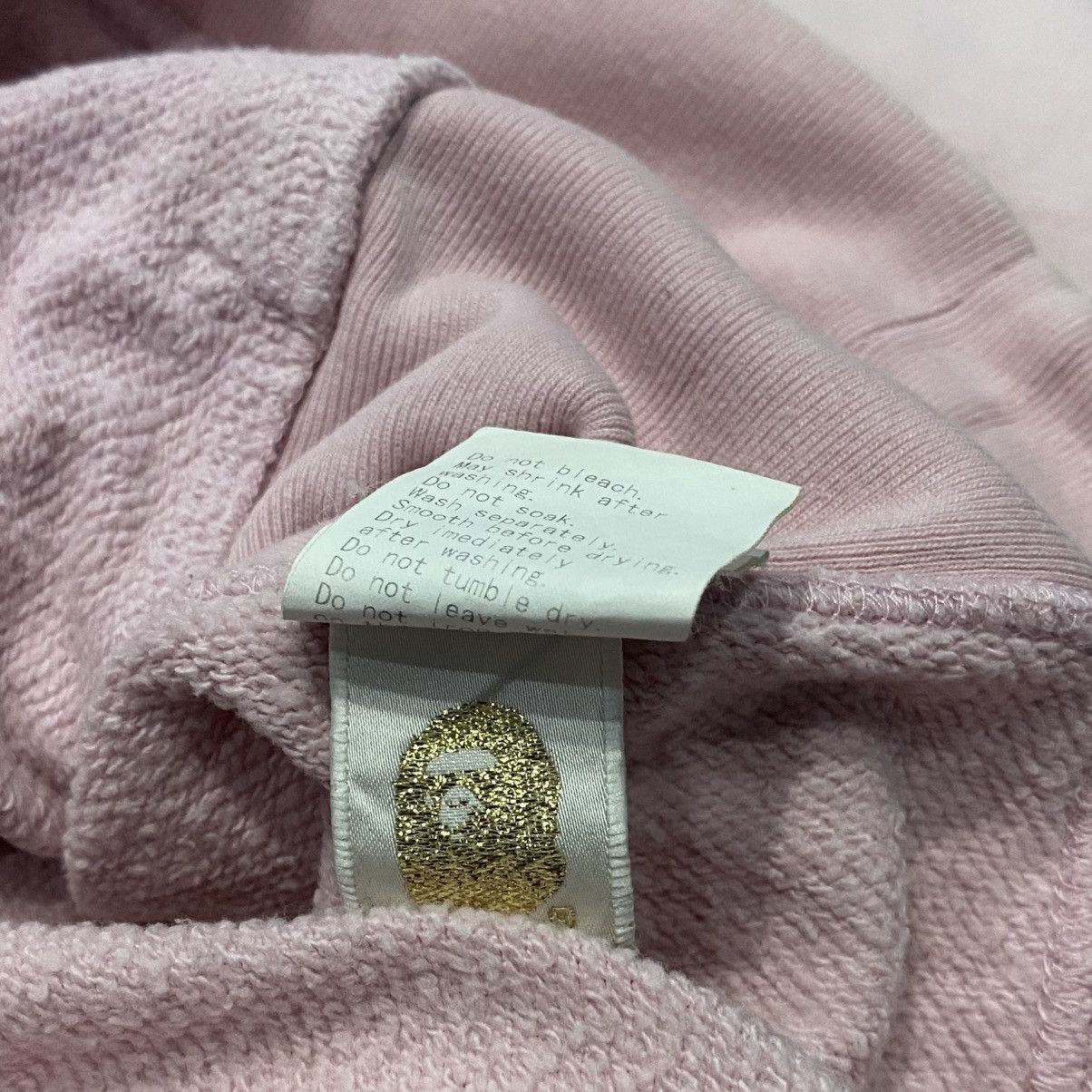 Bape Bape I Love BA Hoodie Pink Size XXS / US 00 / IT 34 - 6 Thumbnail