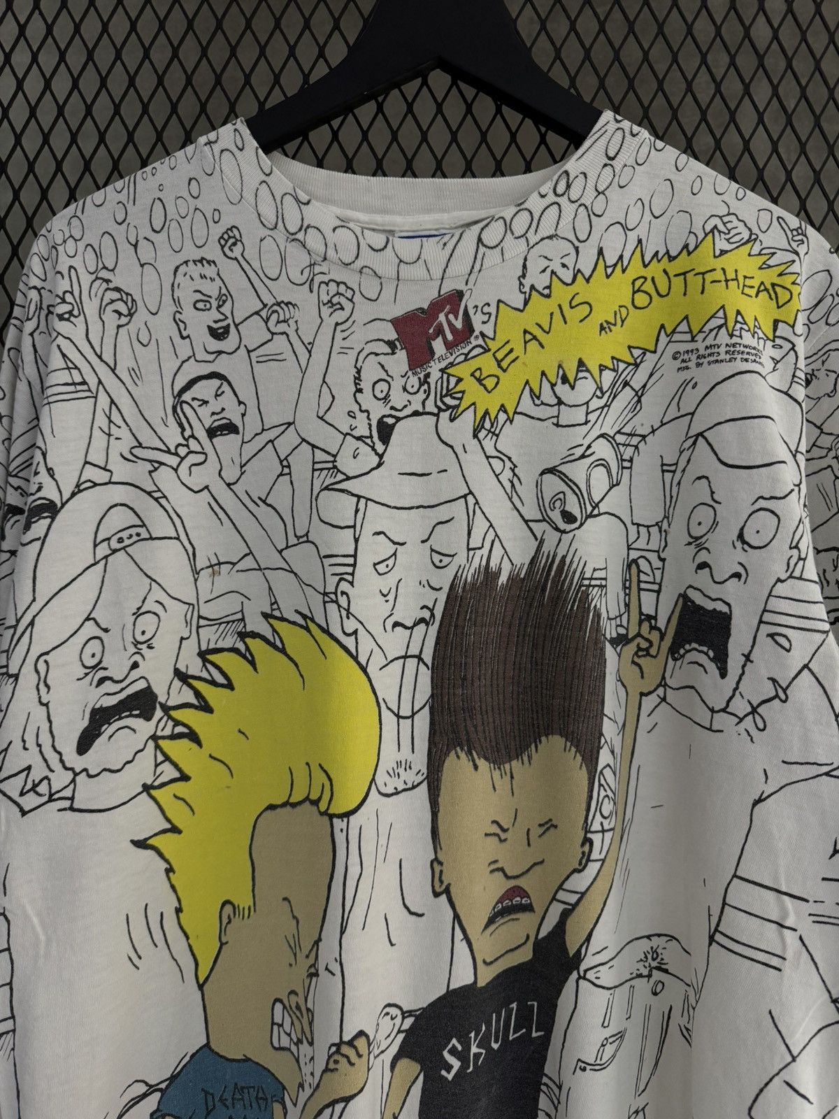 Vintage Vintage 1993 MTV Beavis and Butthead AOP Size US XL / EU 56 / 4 - 2 Thumbnail