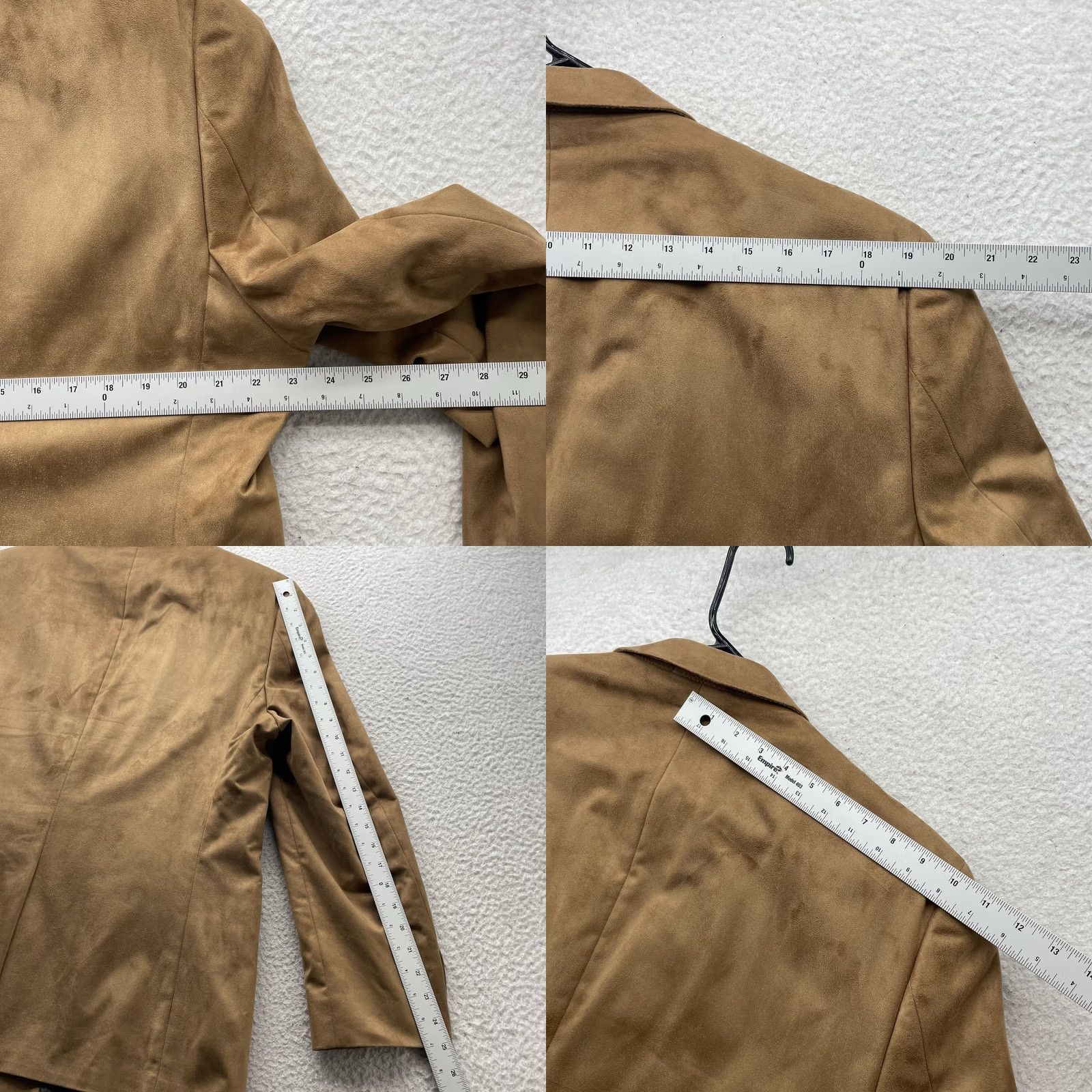 Ralph Lauren Lauren Ralph Lauren Blazer Mens 44R Brown Paisley Lined Stretch Polyester Size 44R - 9 Thumbnail
