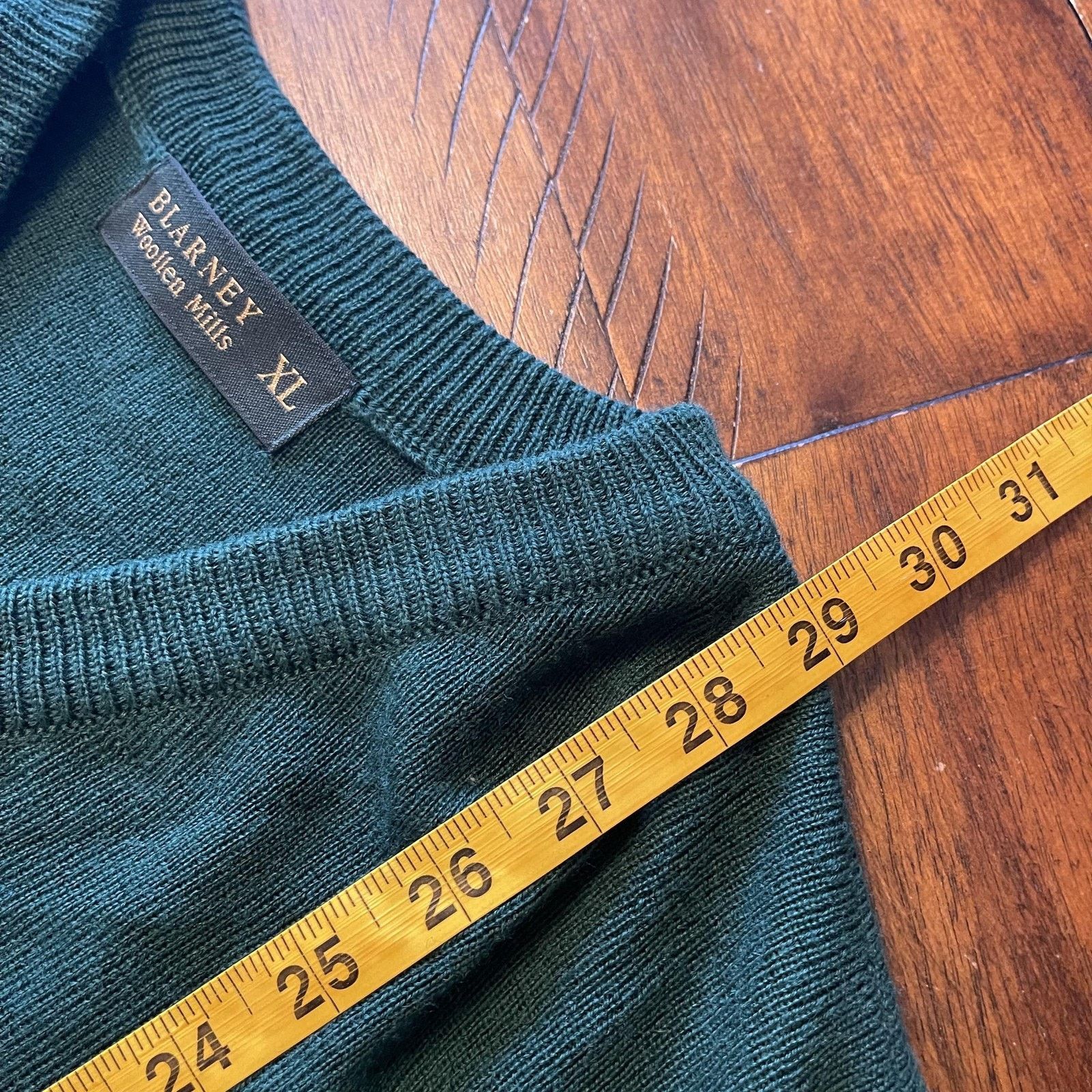 Vintage Blarney Woollen Mills Sweater Mens XL Ireland Shamrock Size US XL / EU 56 / 4 - 9 Thumbnail