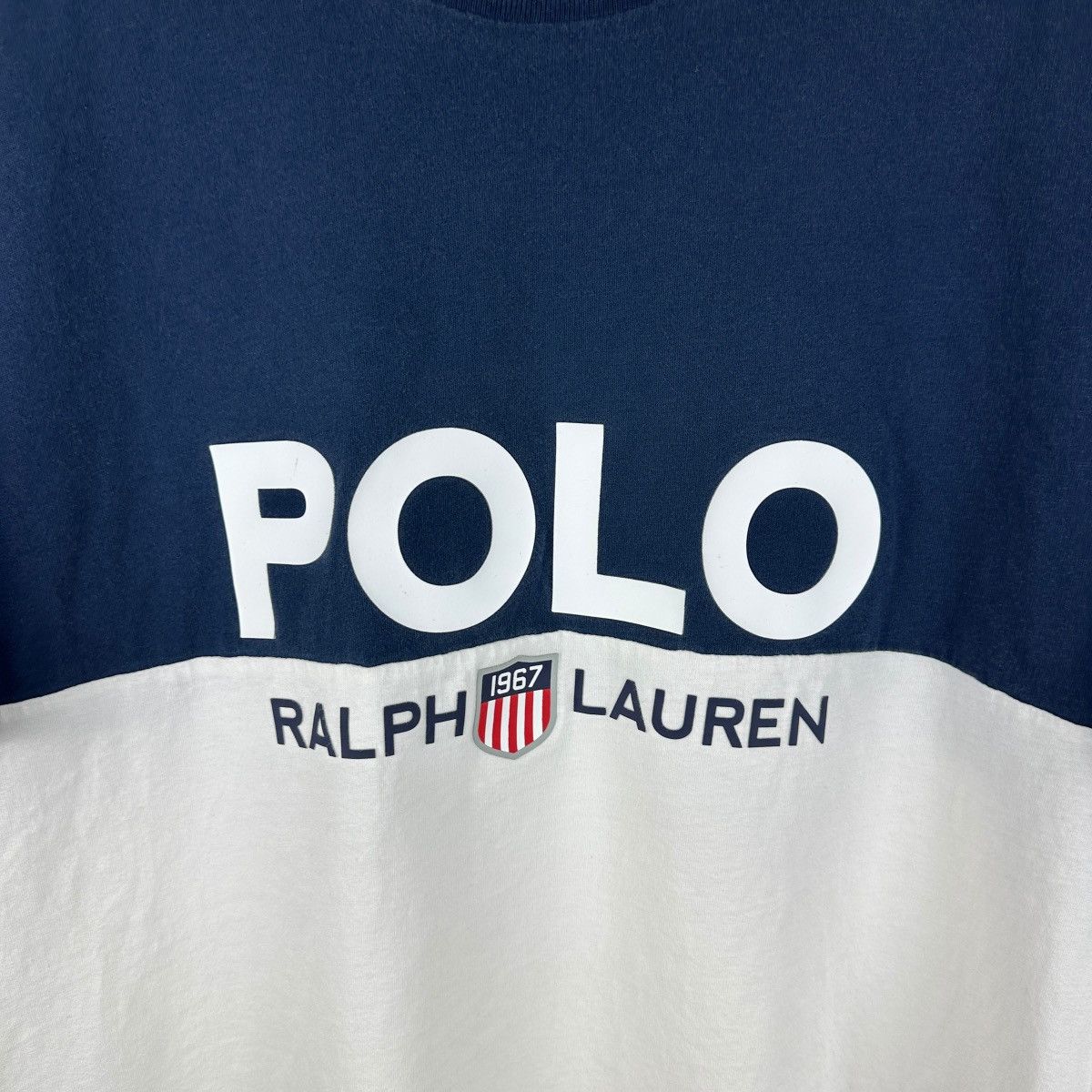 Polo Ralph Lauren Mens Y2K Polo Ralph Lauren Logo Spellout Shirt Size US XXL / EU 58 / 5 - 2 Thumbnail
